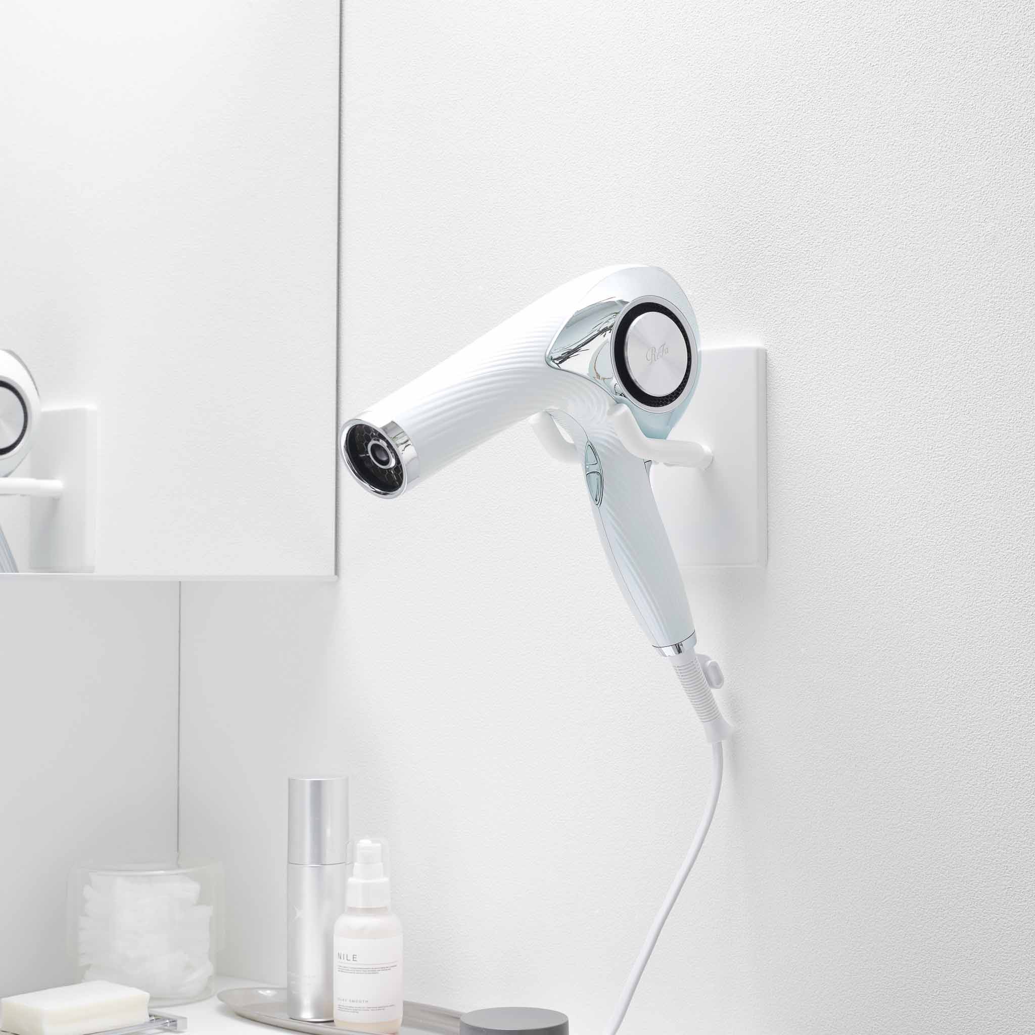 Adjustable Wall-Mounted Hair Dryer Holder - Image 5
