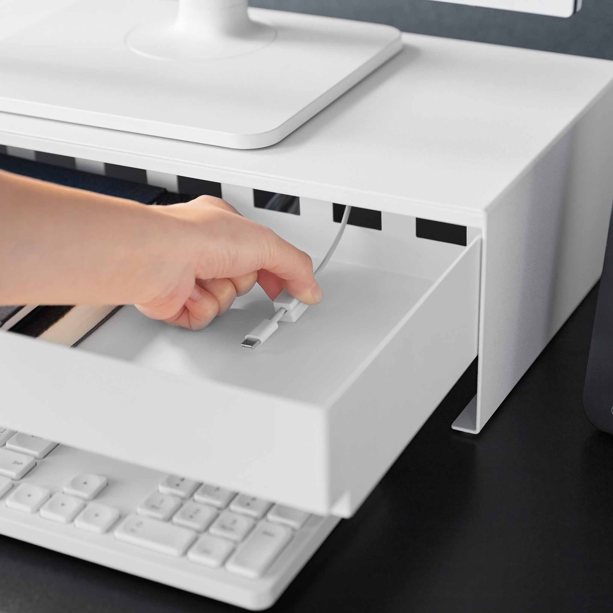 Monitor Stand with Drawer - Image 5