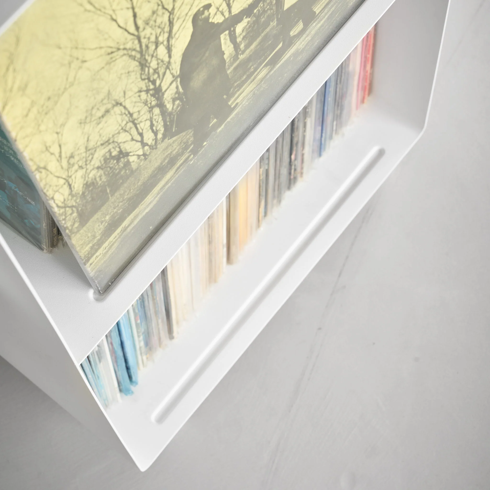 2-Tiered Record Rack with Casters - Image 5