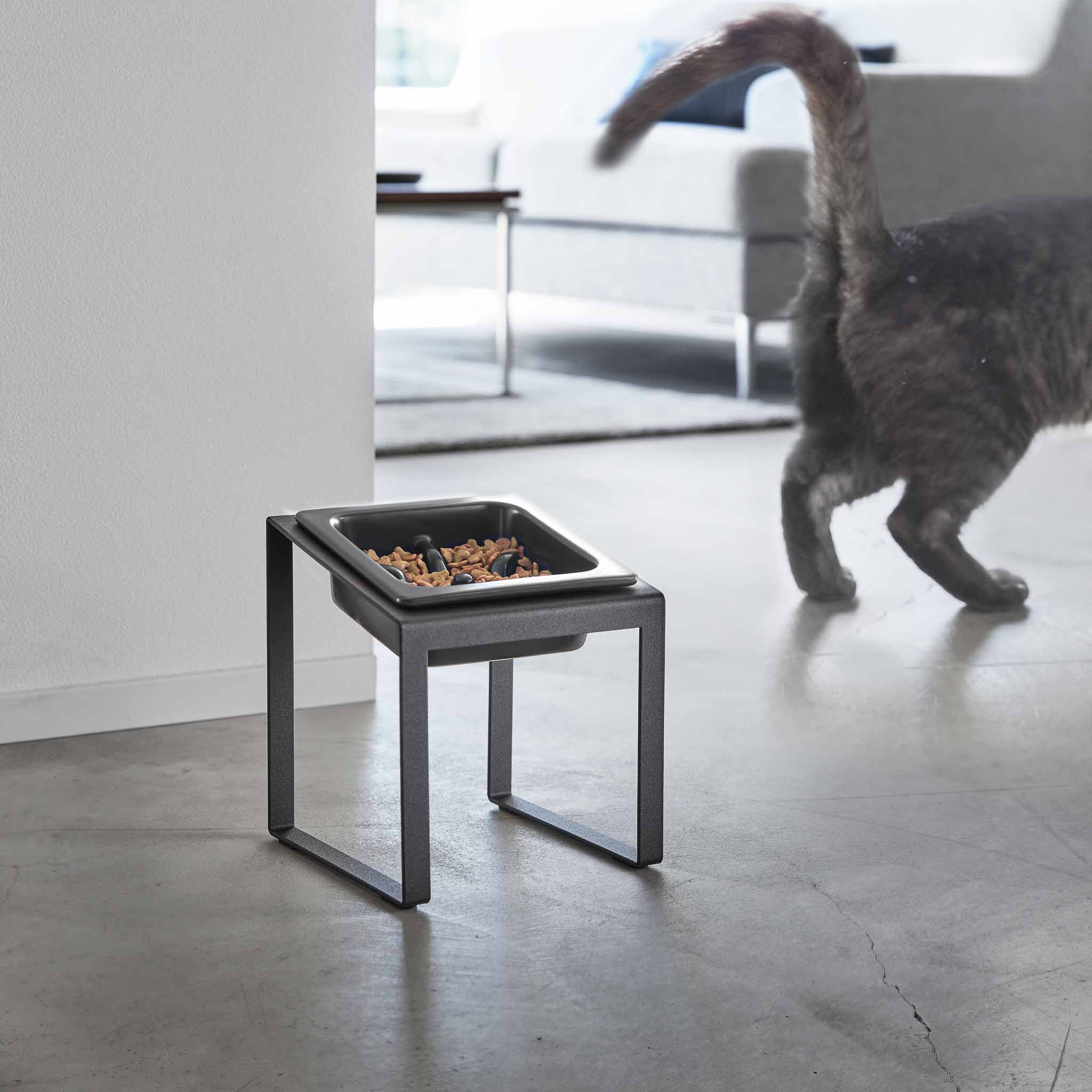 Angled Slow Feeder Pet Food Bowl Stand - Image 9