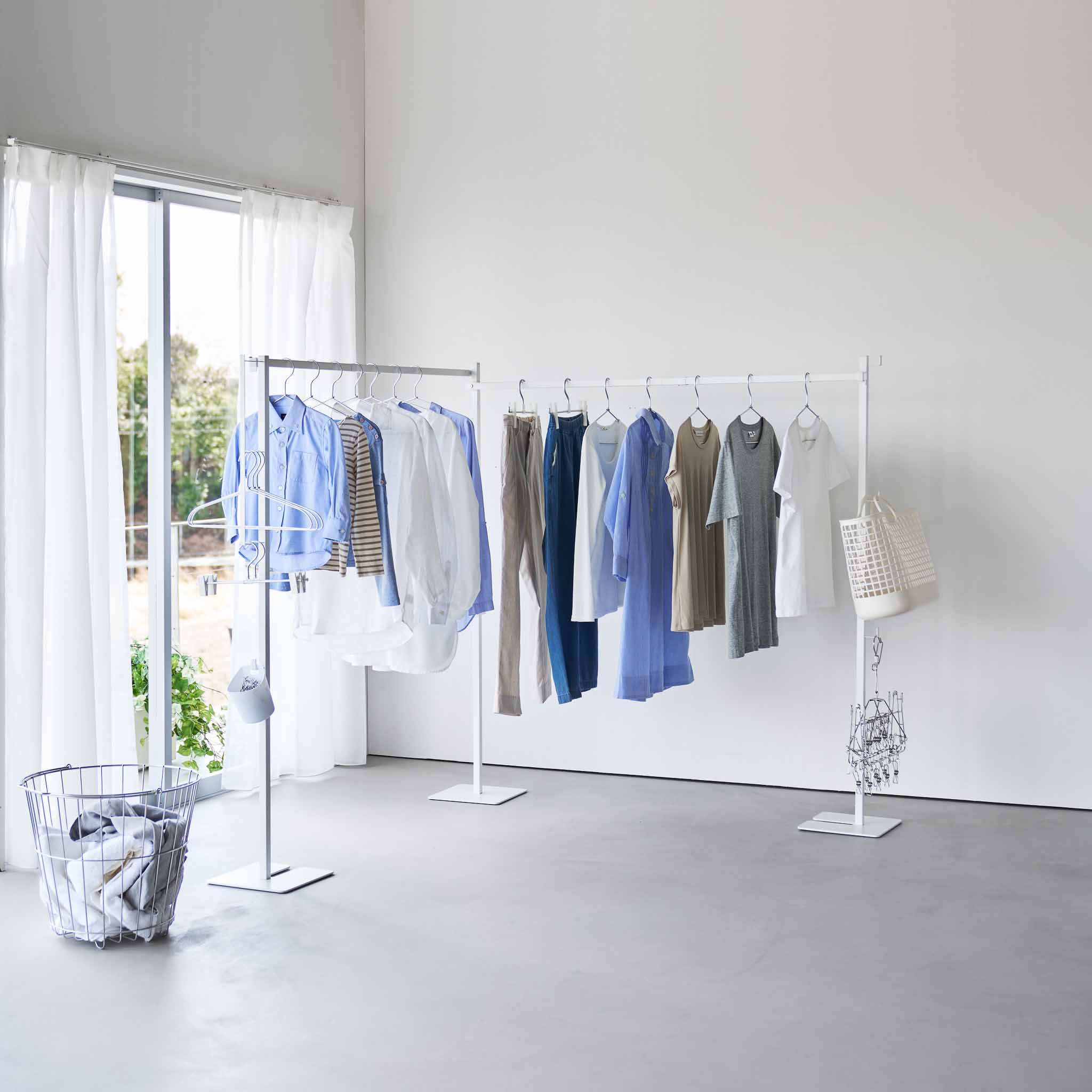 Foldable Double-Bar Indoor Drying Rack - Image 4