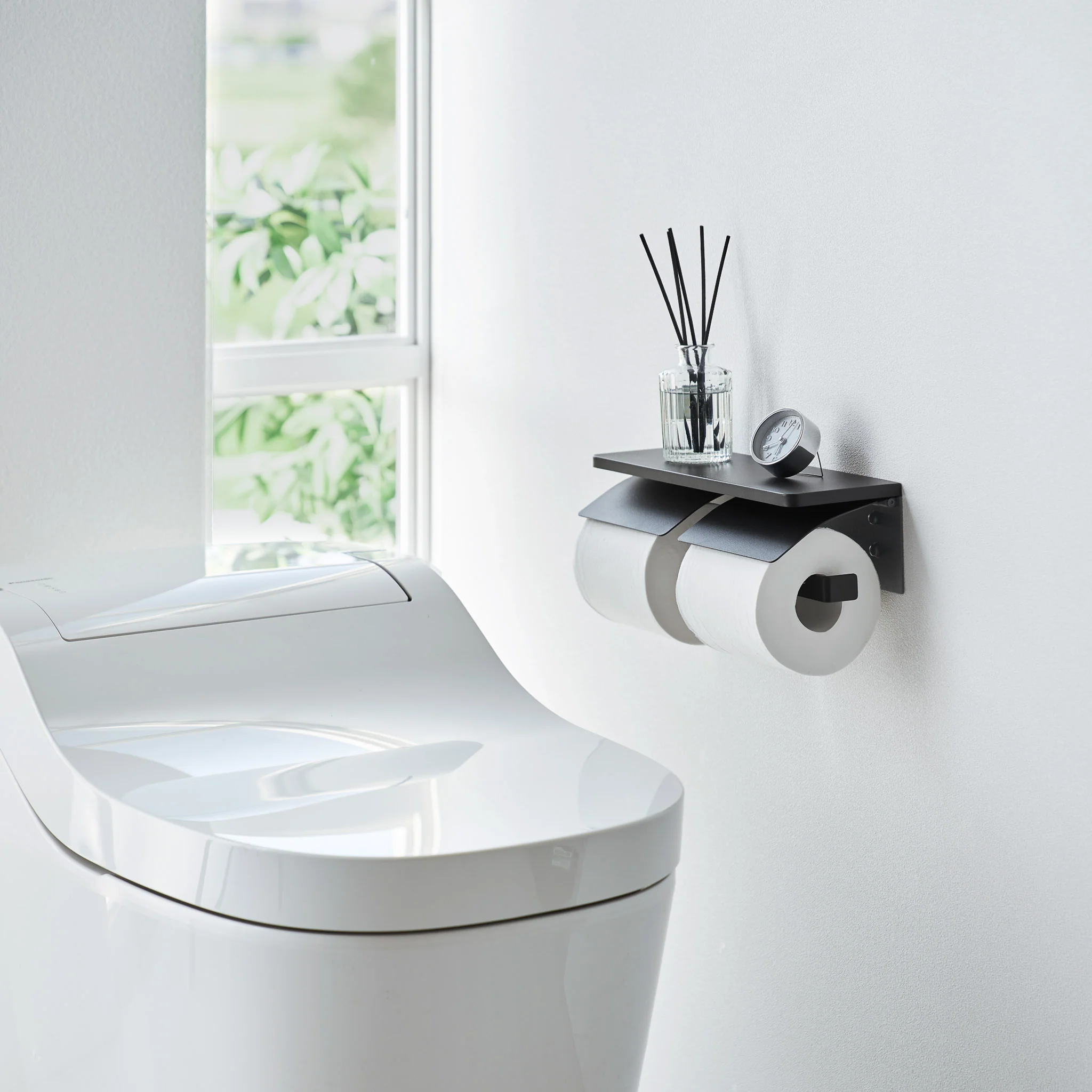 Wall-Mounted Double Toilet Paper Holder - Image 10