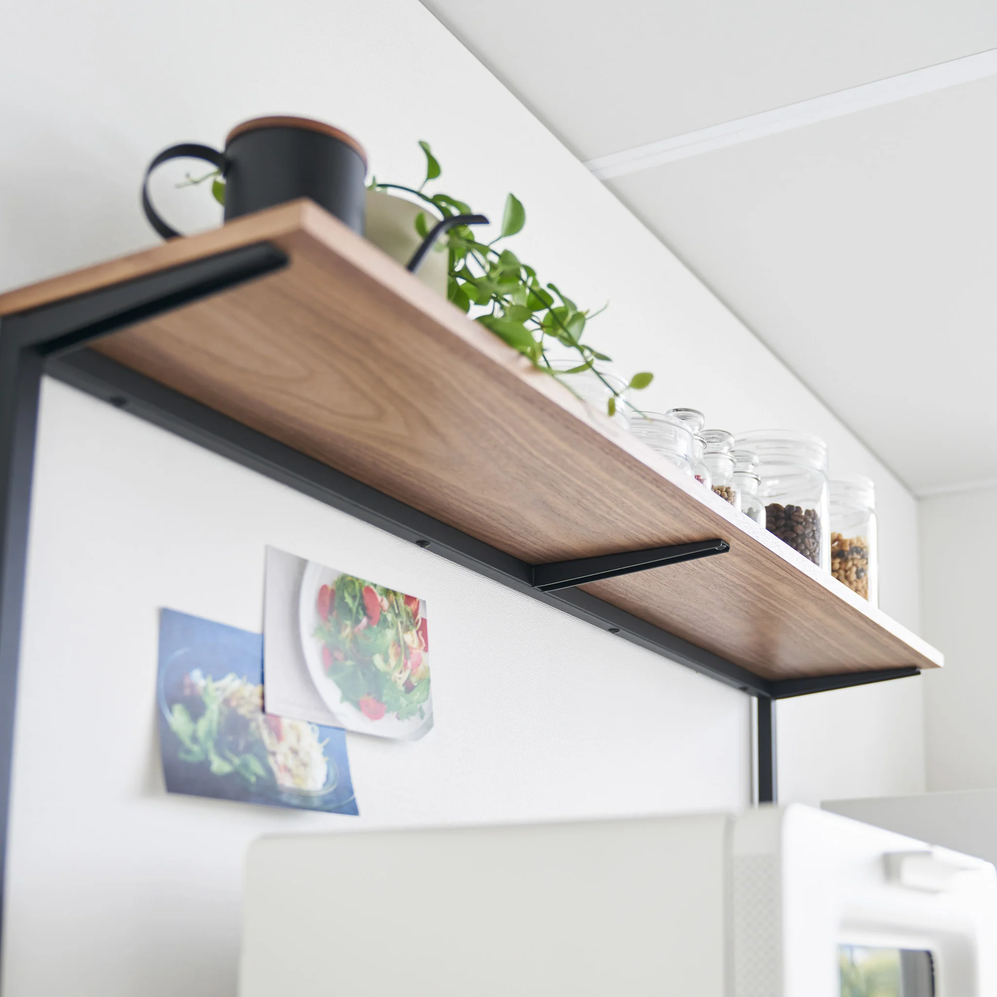 Wood-Top Kitchen Shelf - Image 15