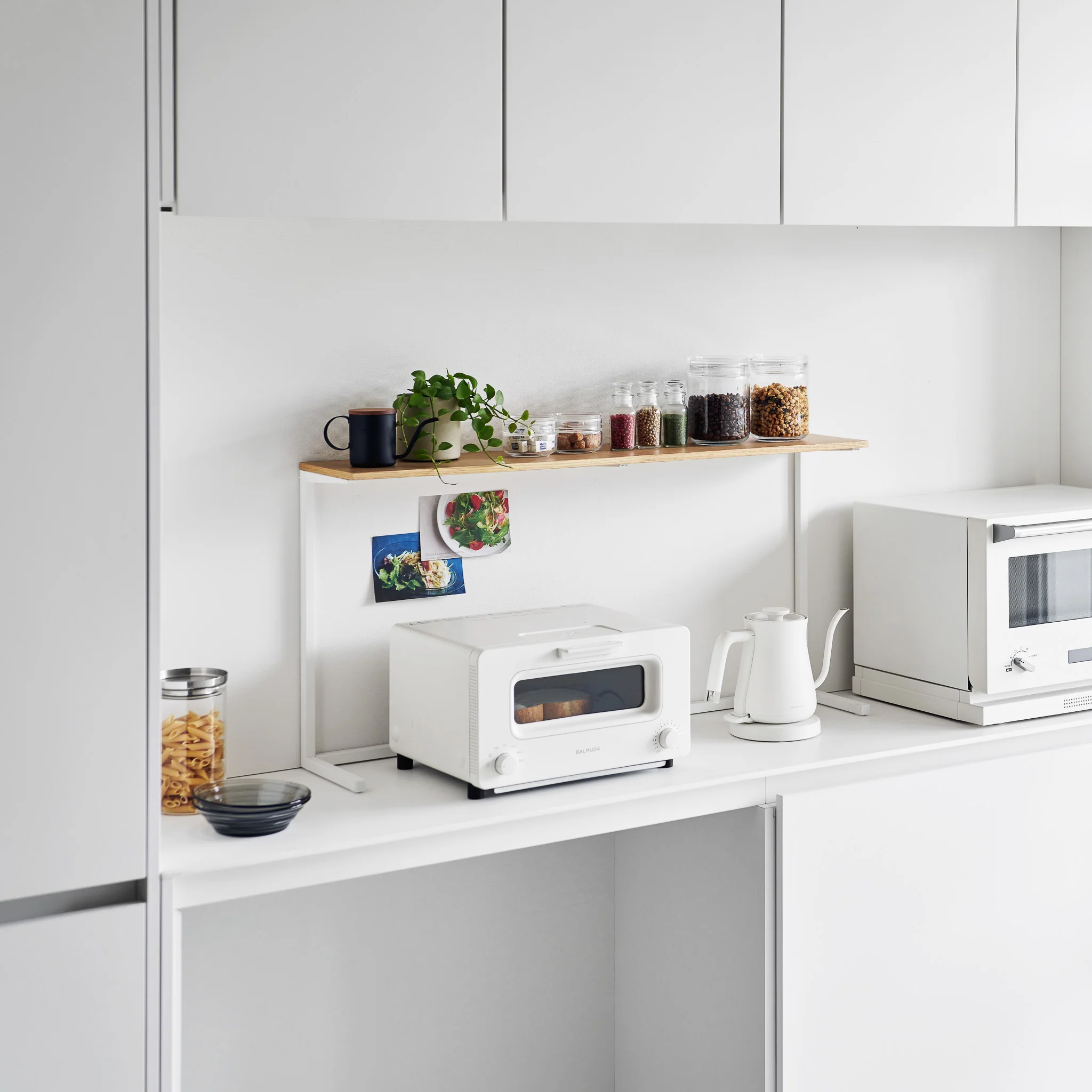 Wood-Top Kitchen Shelf - Image 2
