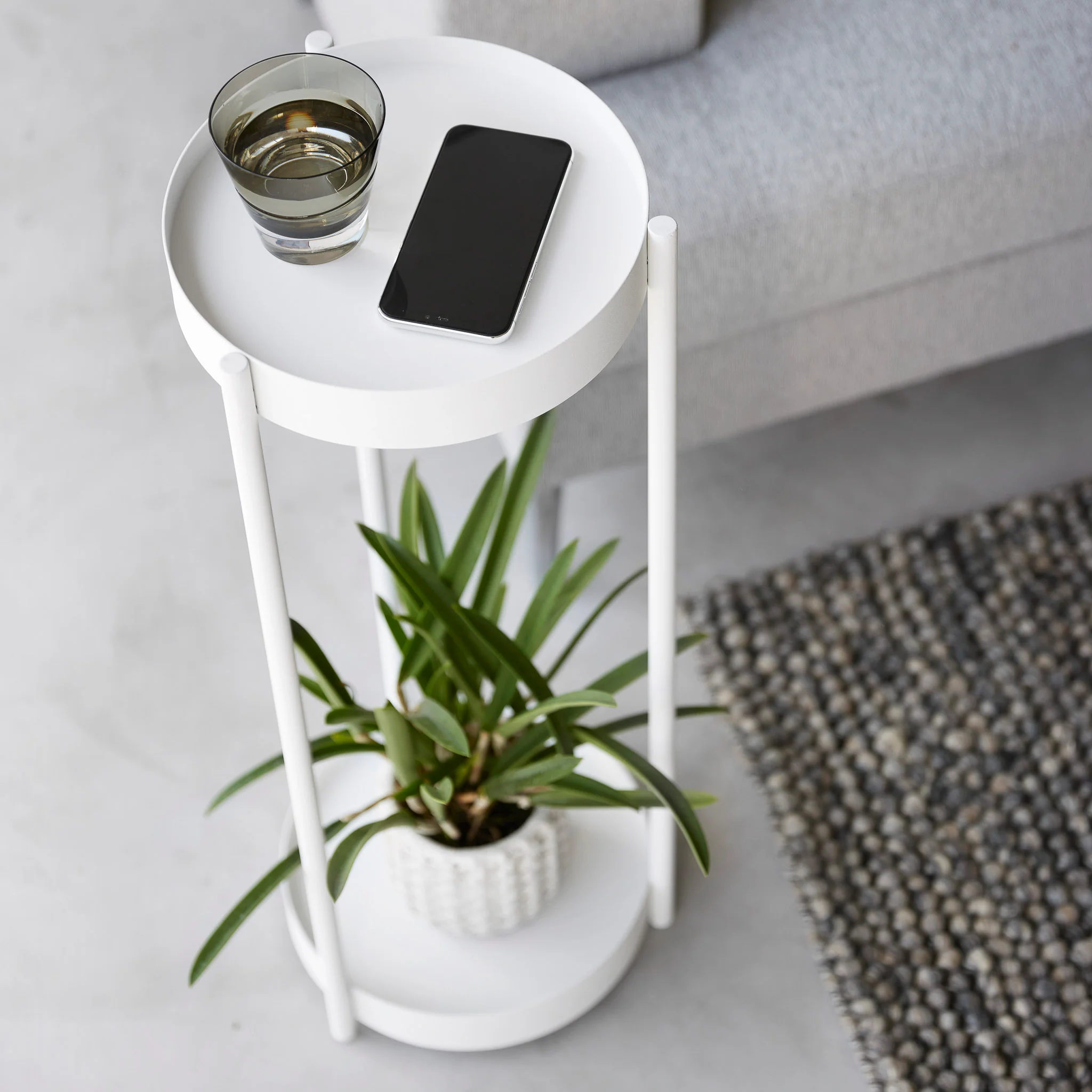 2-Tiered Plant Stand with Casters - Image 3