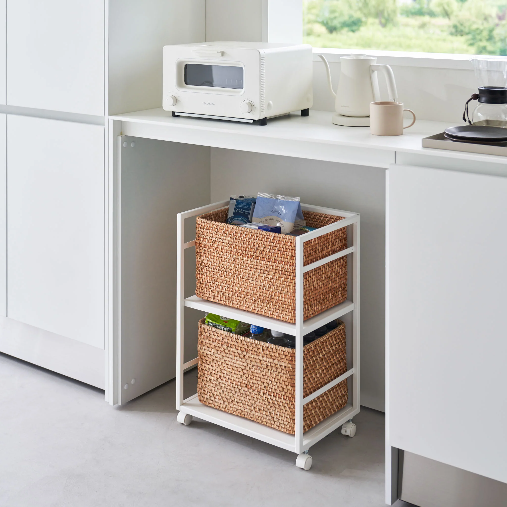 2-Tiered Semi-Closed Storage Wagon - Image 3