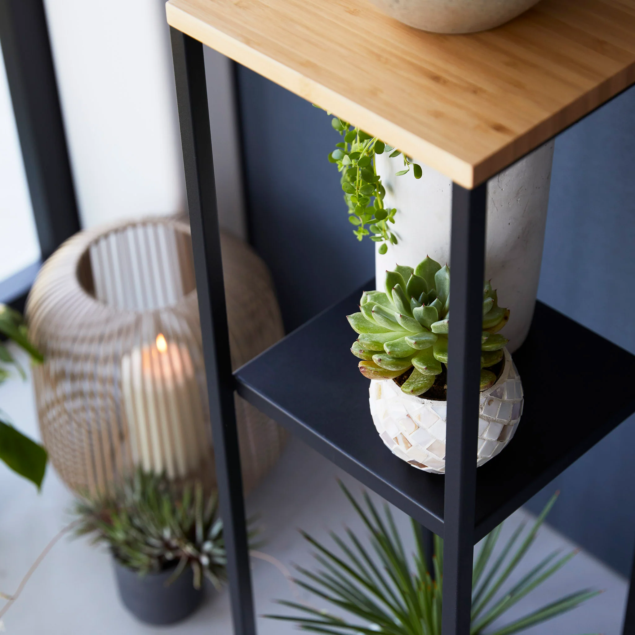 2-Tiered Wood-Top Shelf - Image 20