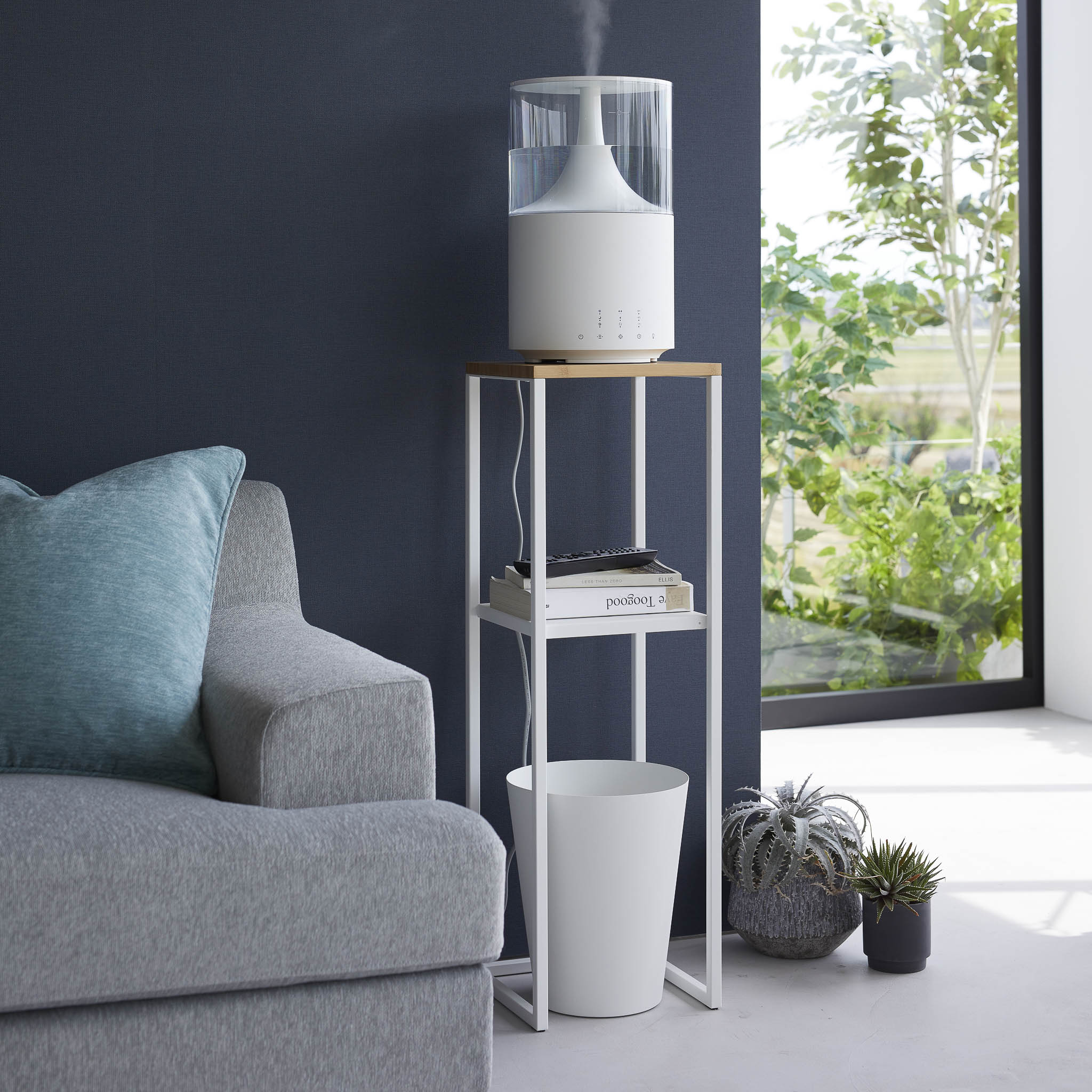 2-Tiered Wood-Top Shelf - Image 3