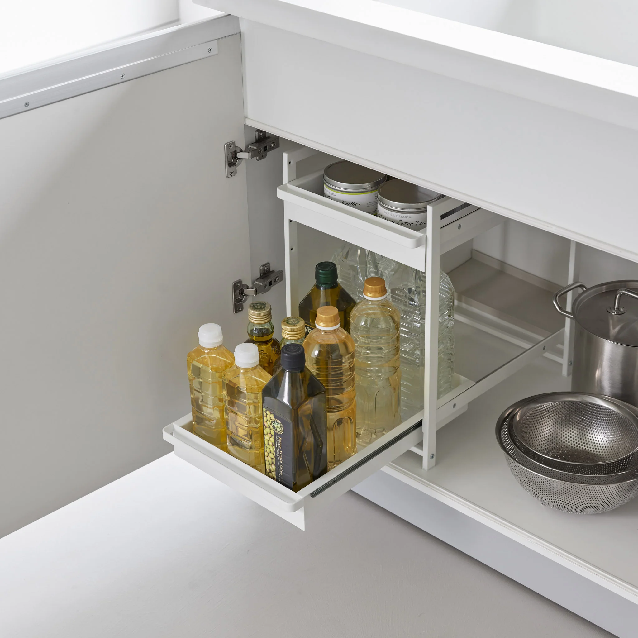 2-Tiered Sliding Under-Sink Organizer - Image 3