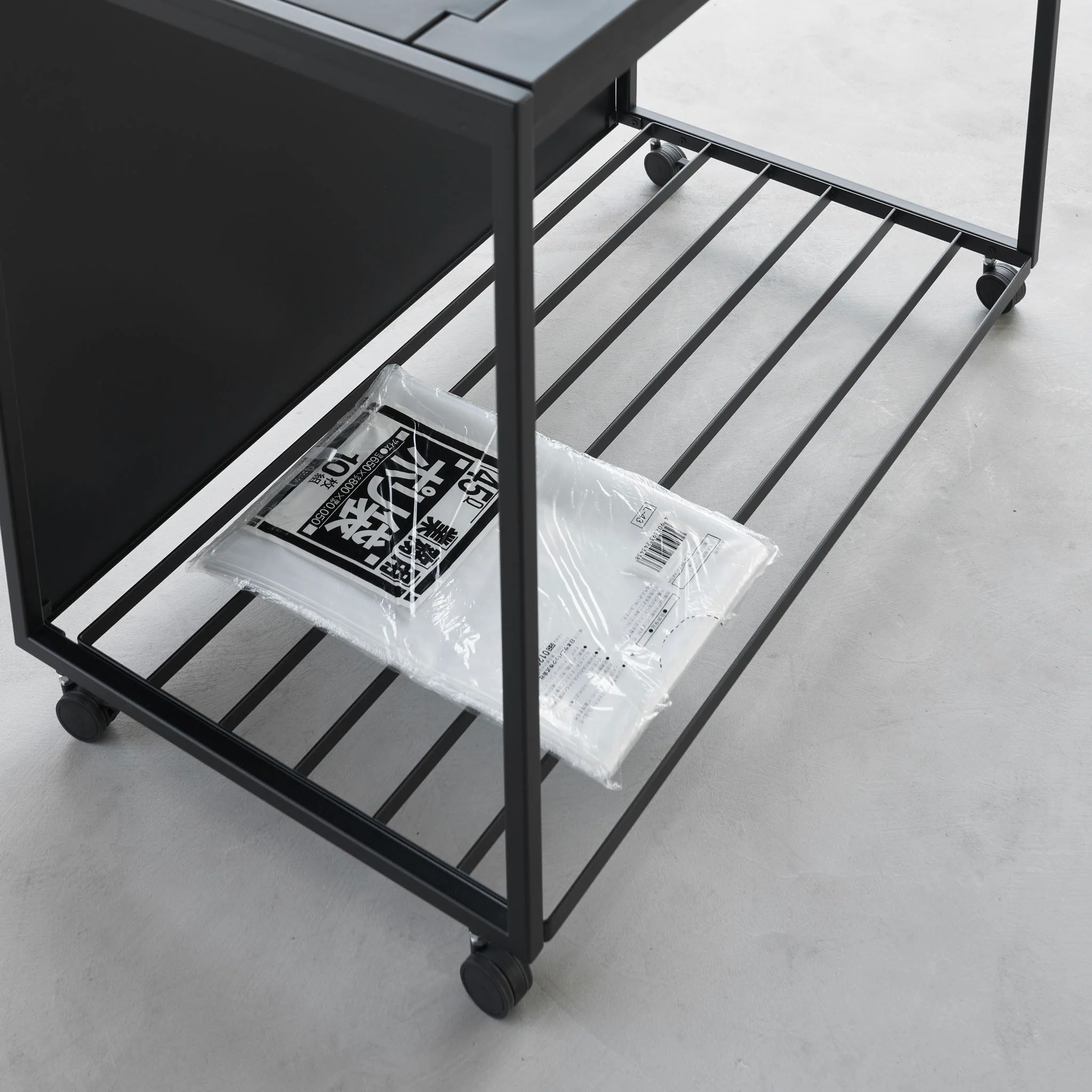 3-Compartment Trash Can with Casters - Image 28