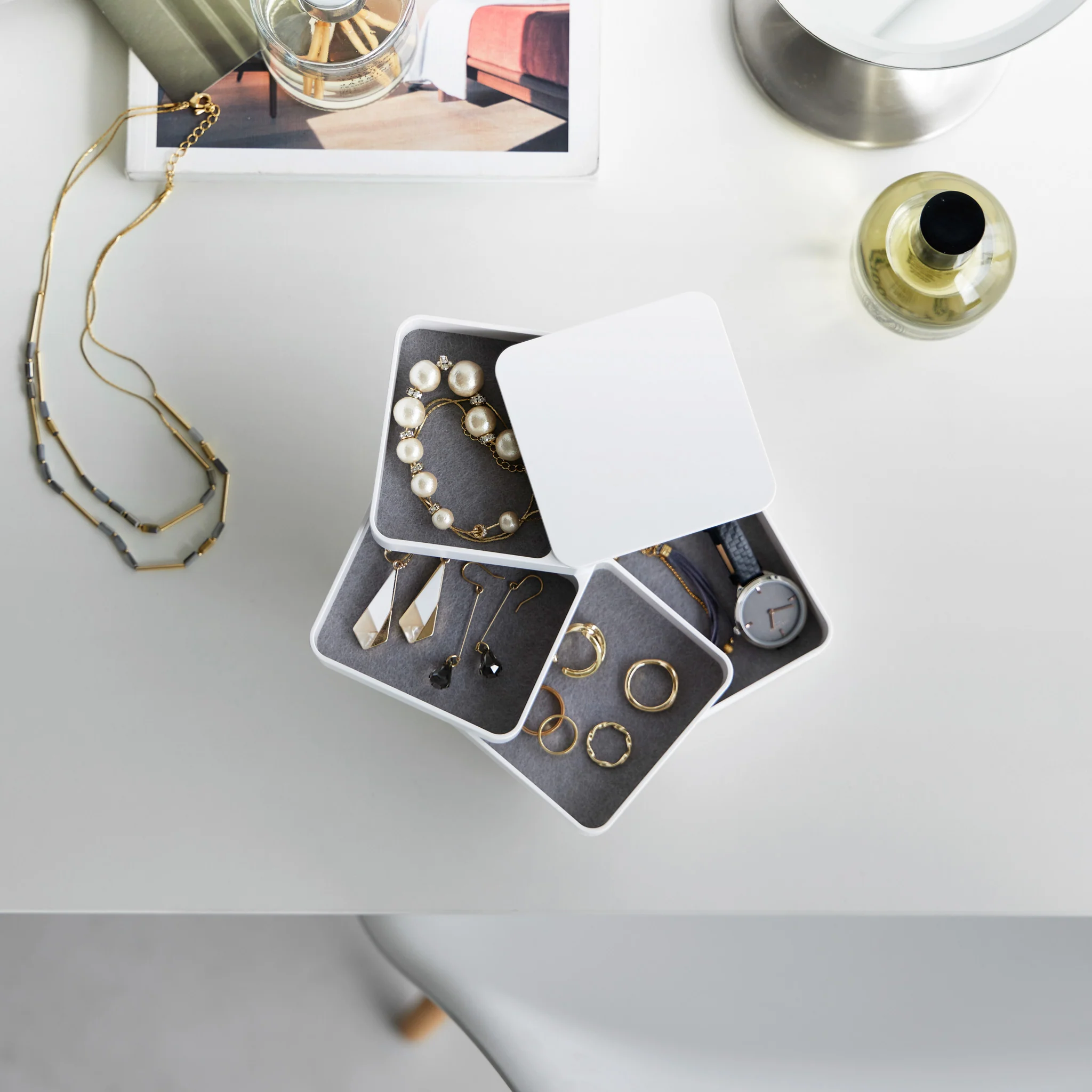 4-Tiered Accessory Box Square - Image 4