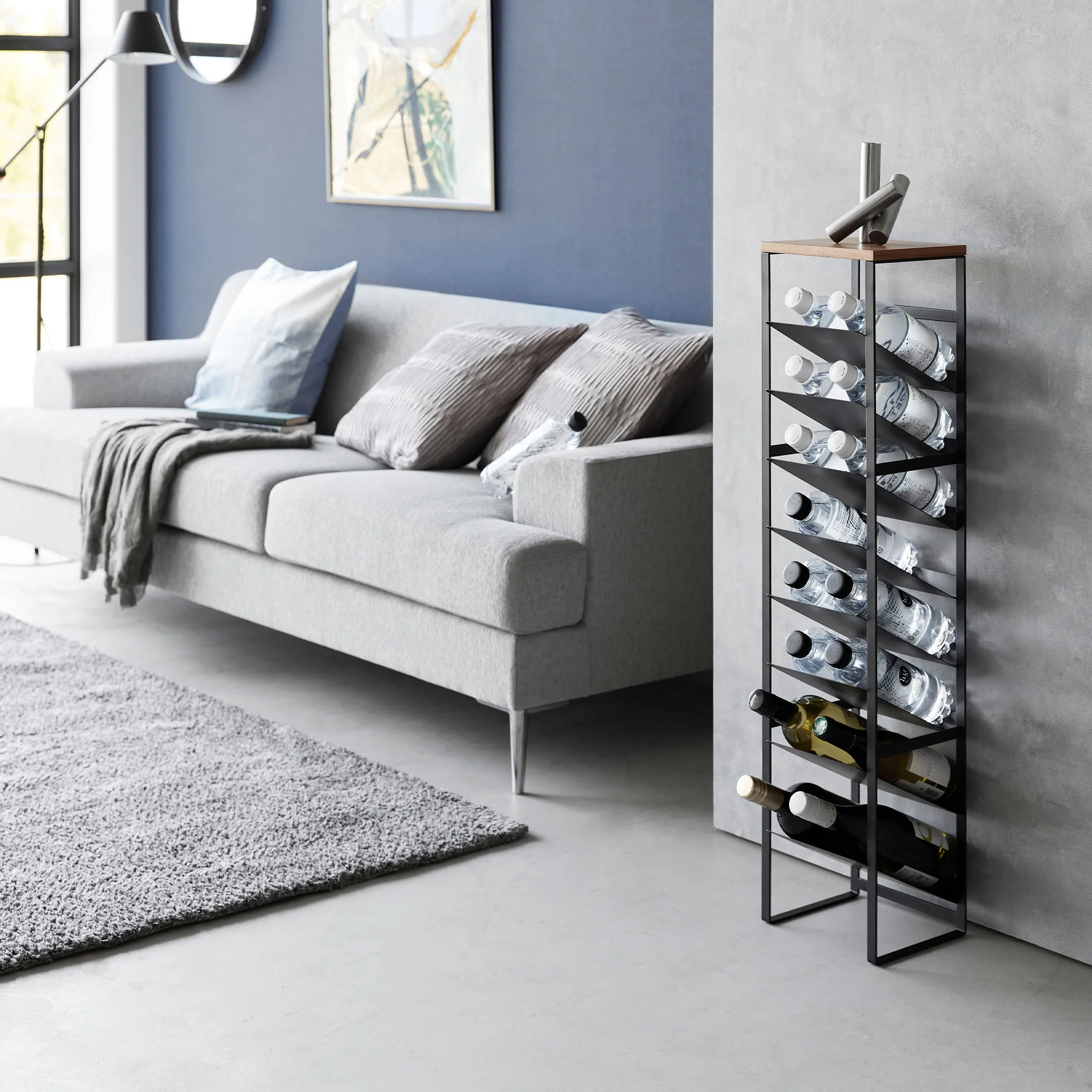 8-Tiered Wood-Top Bottle Rack - Image 13