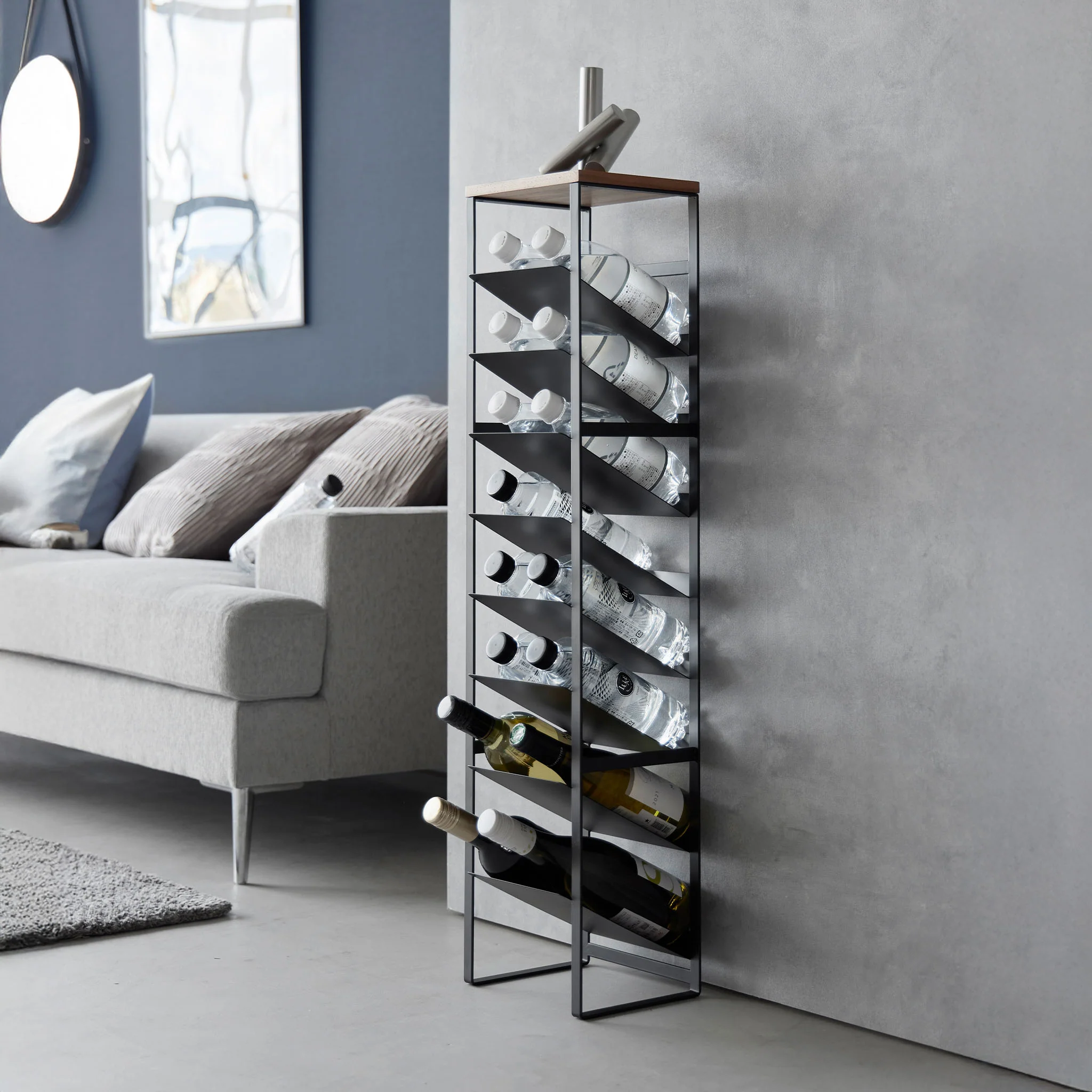 8-Tiered Wood-Top Bottle Rack - Image 14