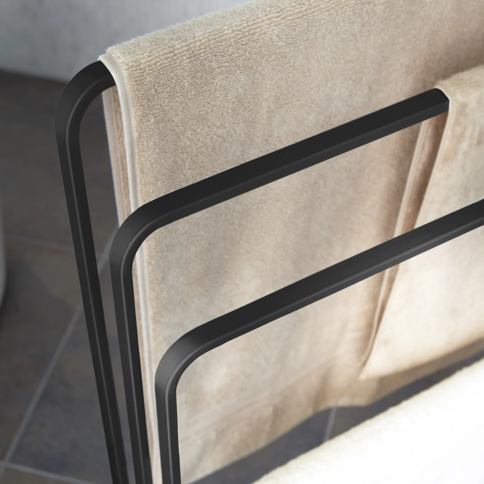 Bath Towel Hanger with 3 Bars - Image 10