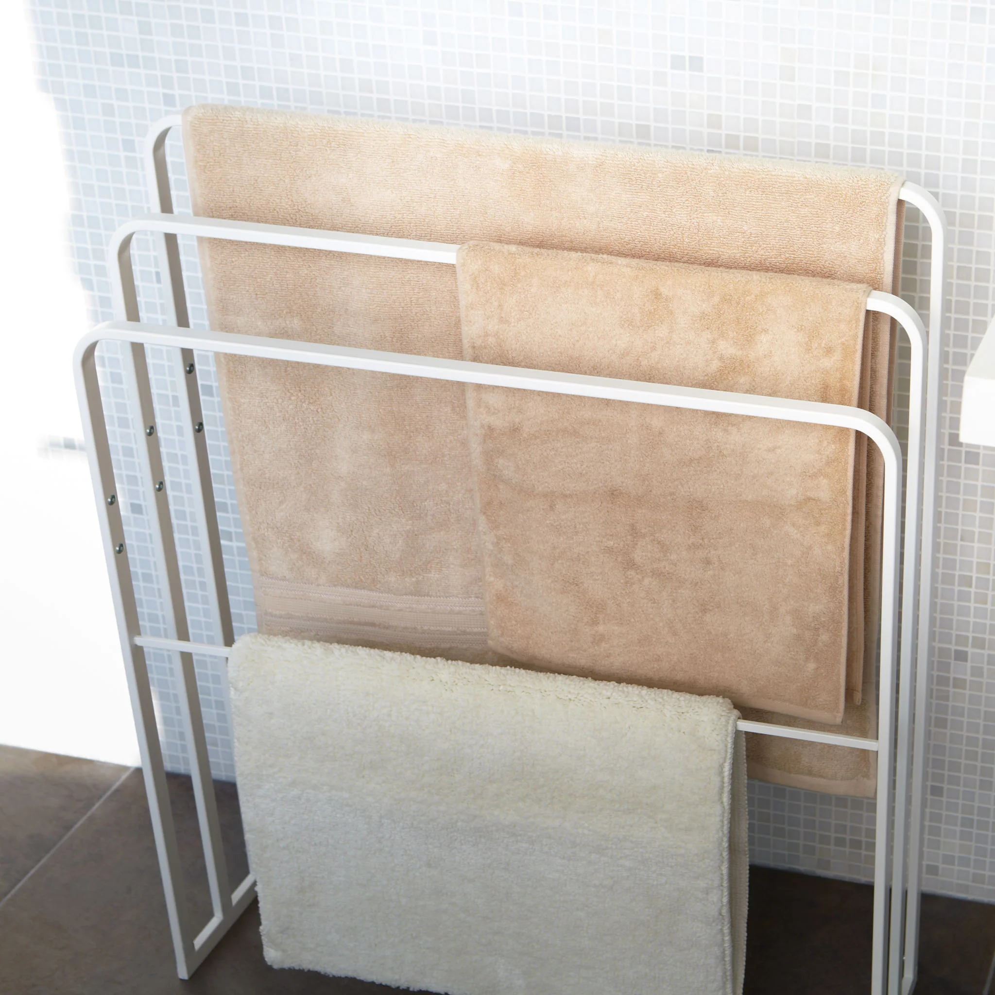 Bath Towel Hanger with 3 Bars - Image 4