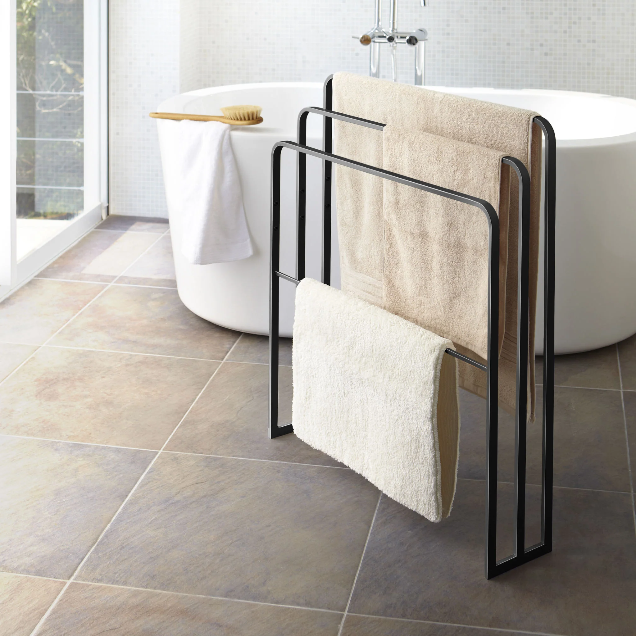 Bath Towel Hanger with 3 Bars - Image 7