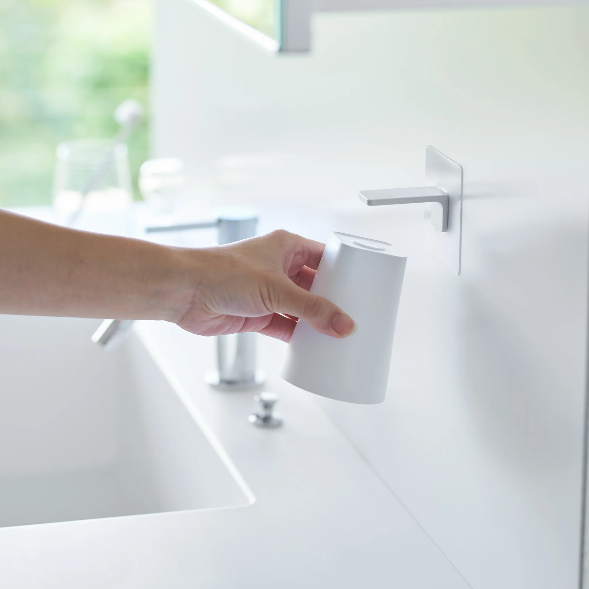 Film Hook Self-Adhesive Holder with Cup - Image 3