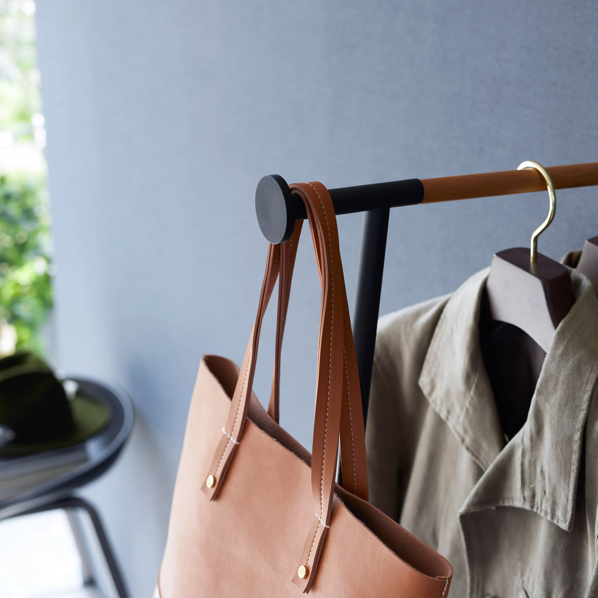 Leaning Steam Ironing Coat Rack - Image 15