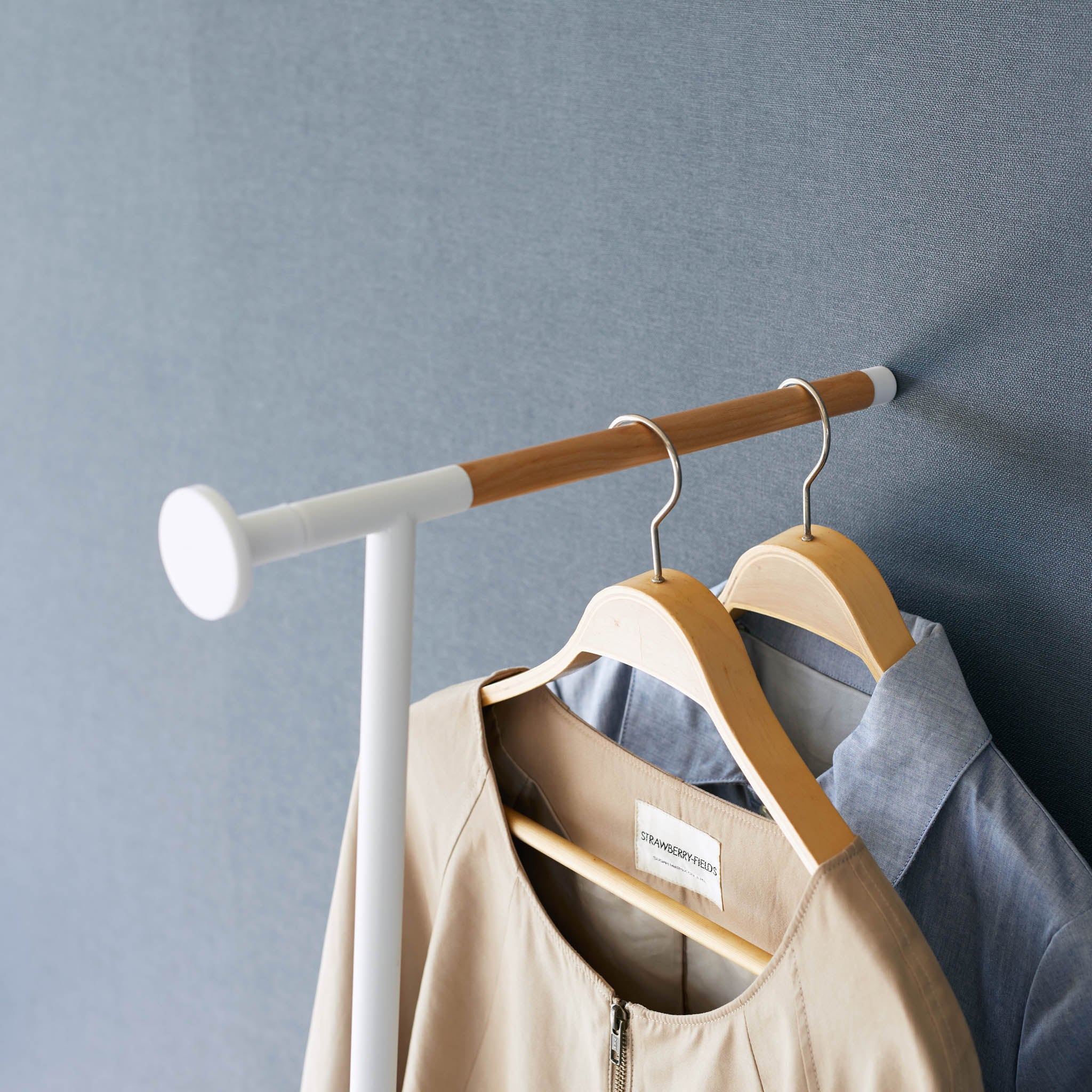 Leaning Steam Ironing Coat Rack - Image 4