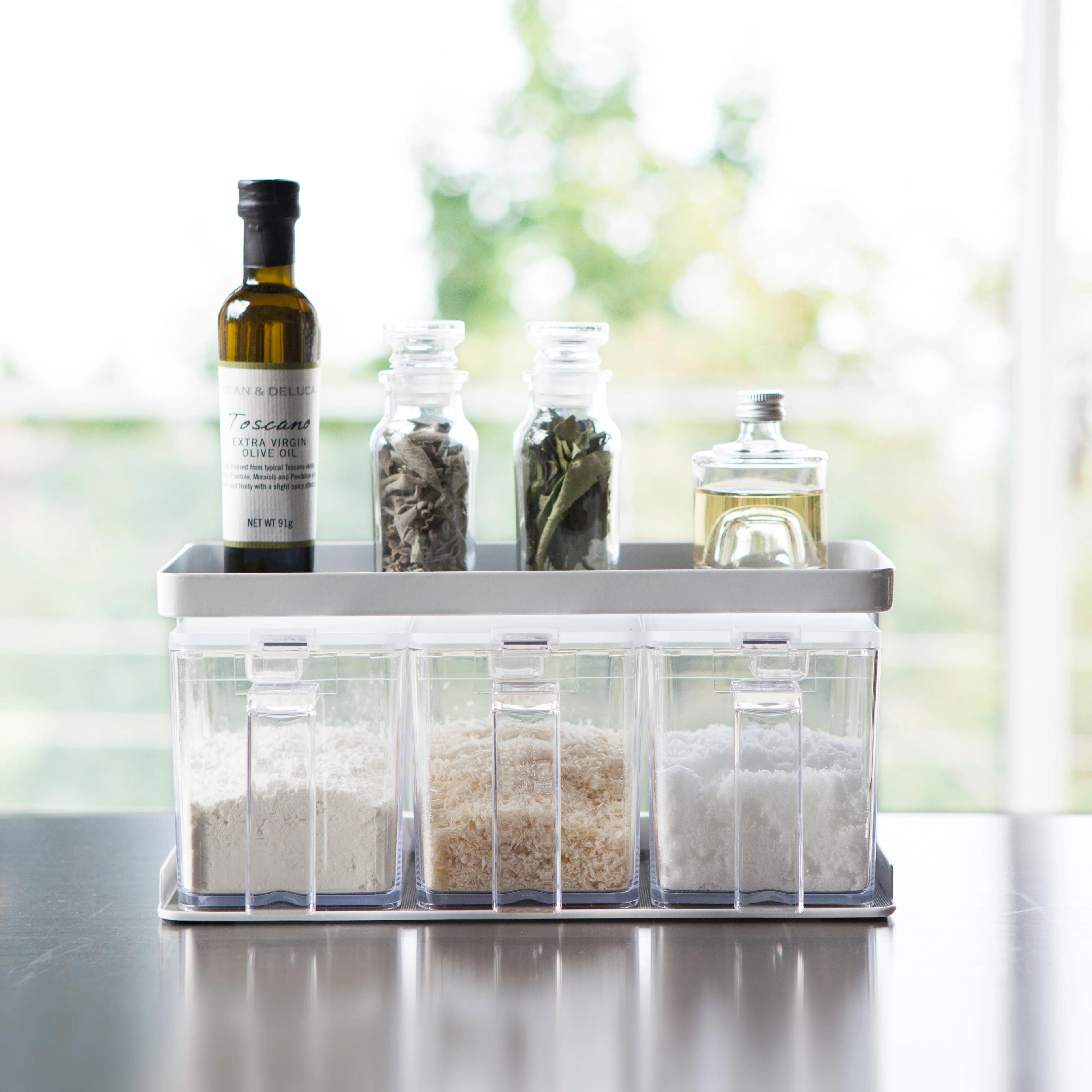 Seasoning Boxes (Set of 3) & Rack - Image 4