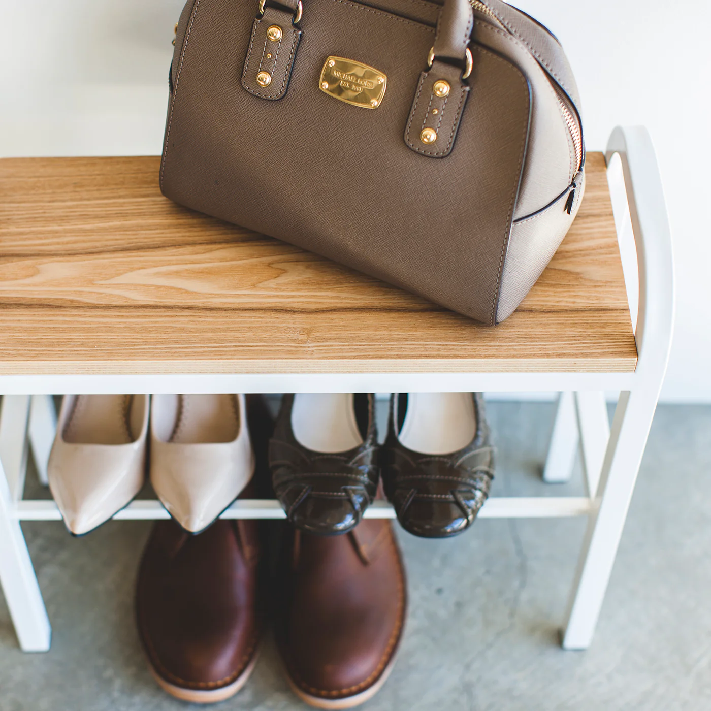 Wood-Top Shoe Rack - Image 4