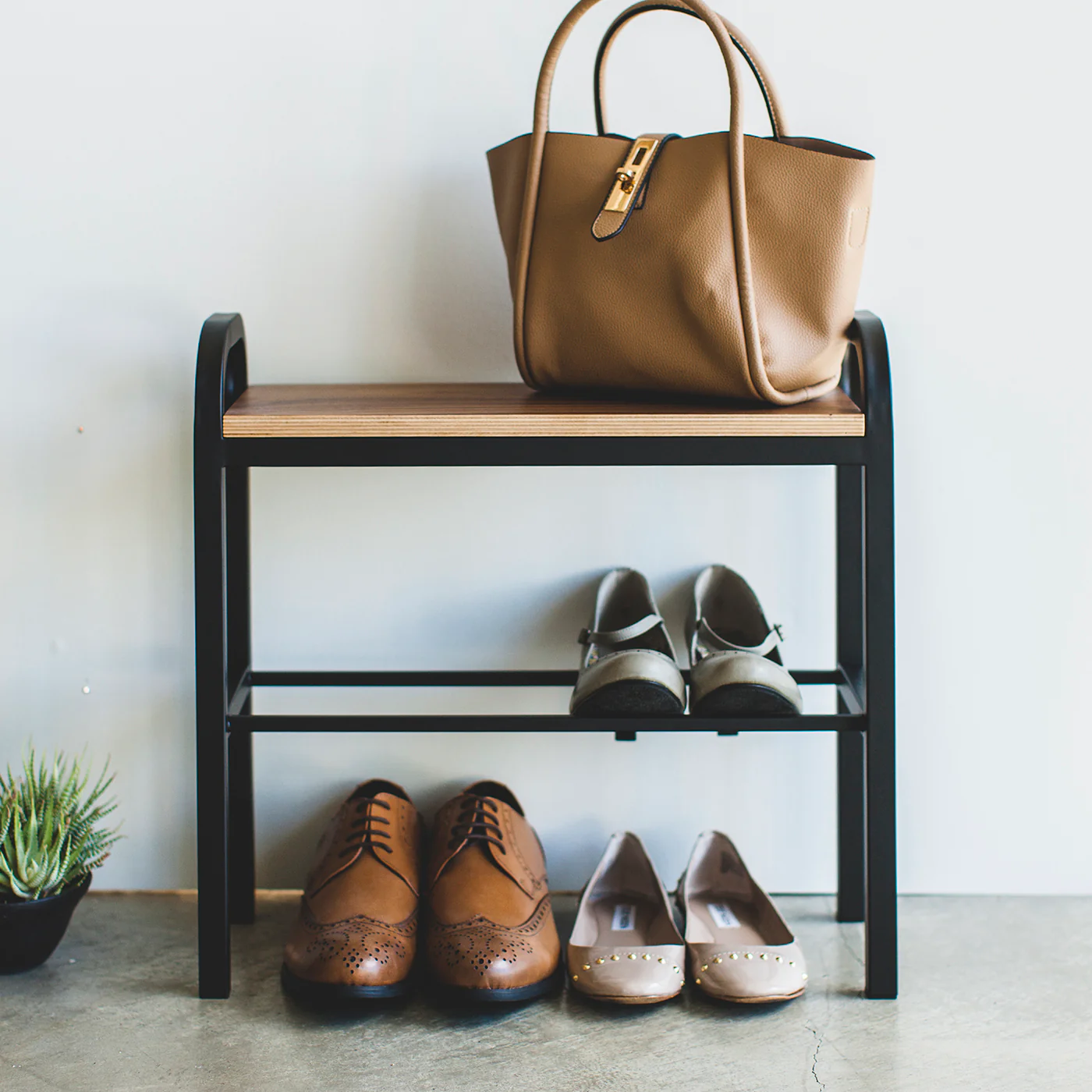 Wood-Top Shoe Rack - Image 8