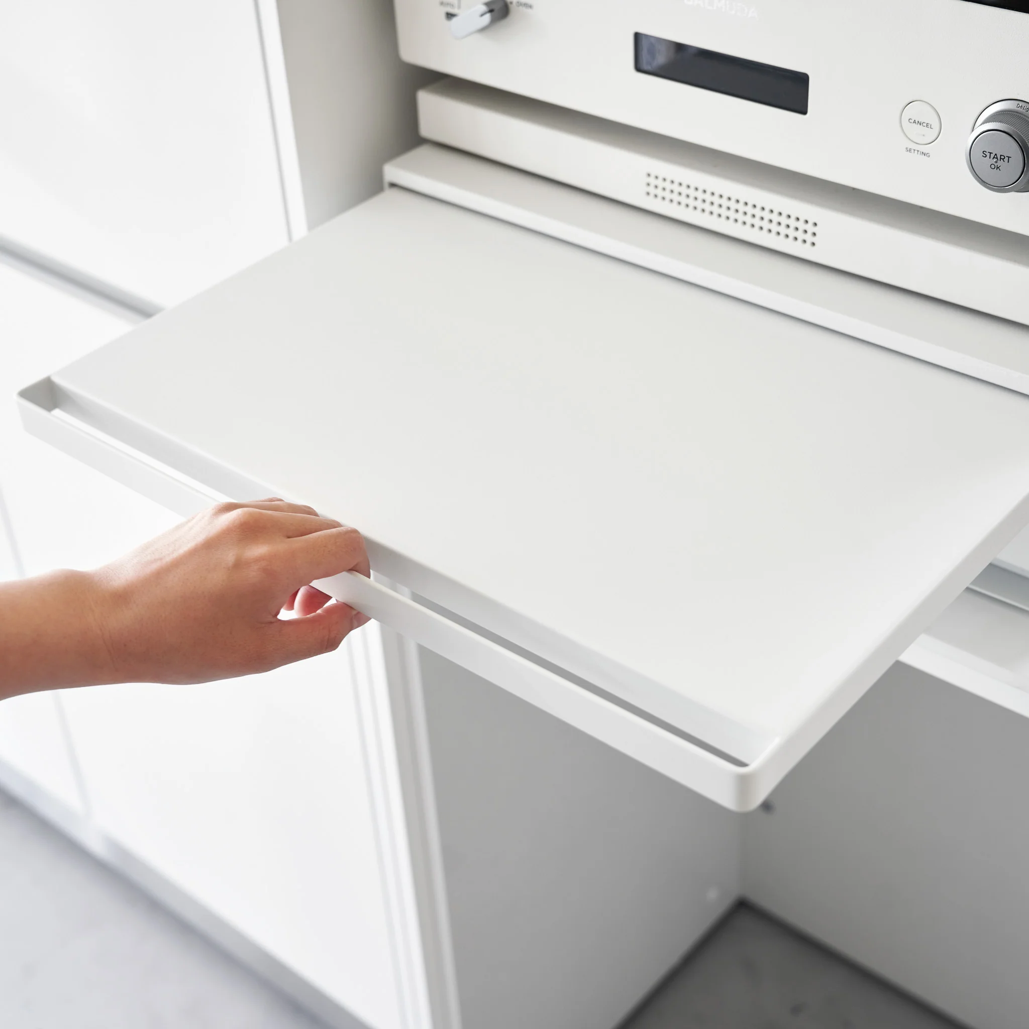 Sliding Countertop Tray with Drawer - Image 5