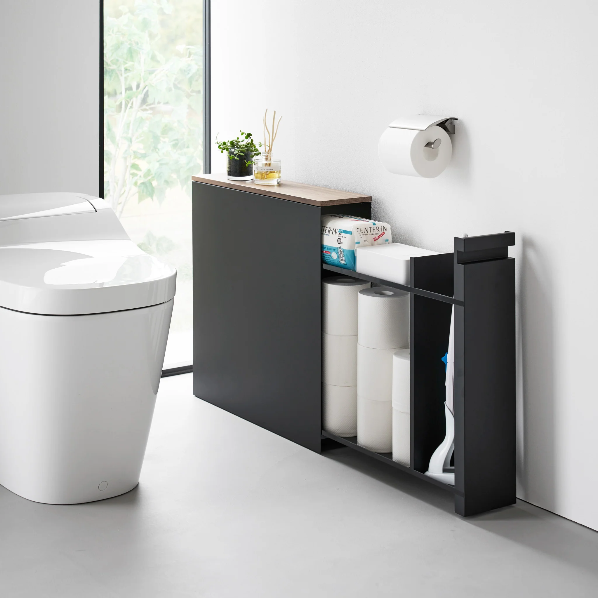 Sliding Wood-Top Storage Rack - Image 11