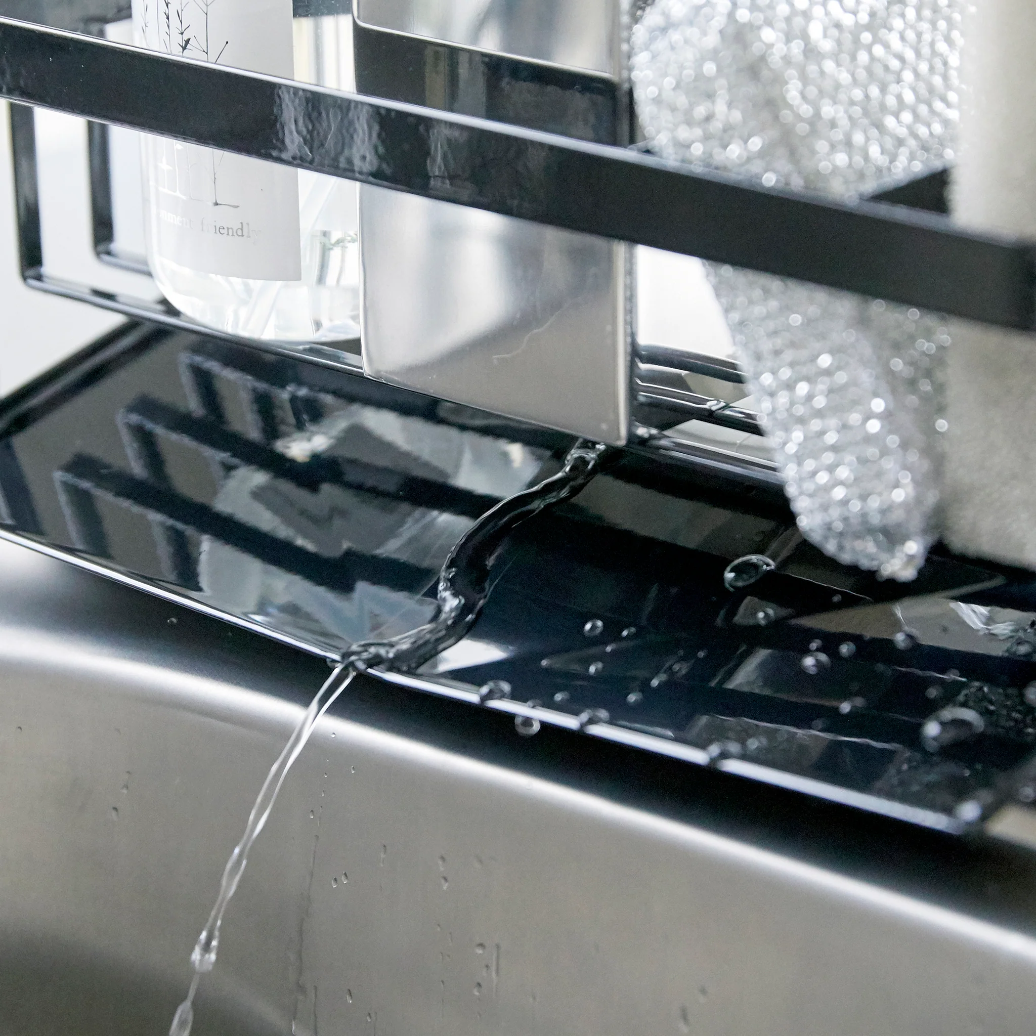 Sponge & Bottle Holder with Drainer - Image 10