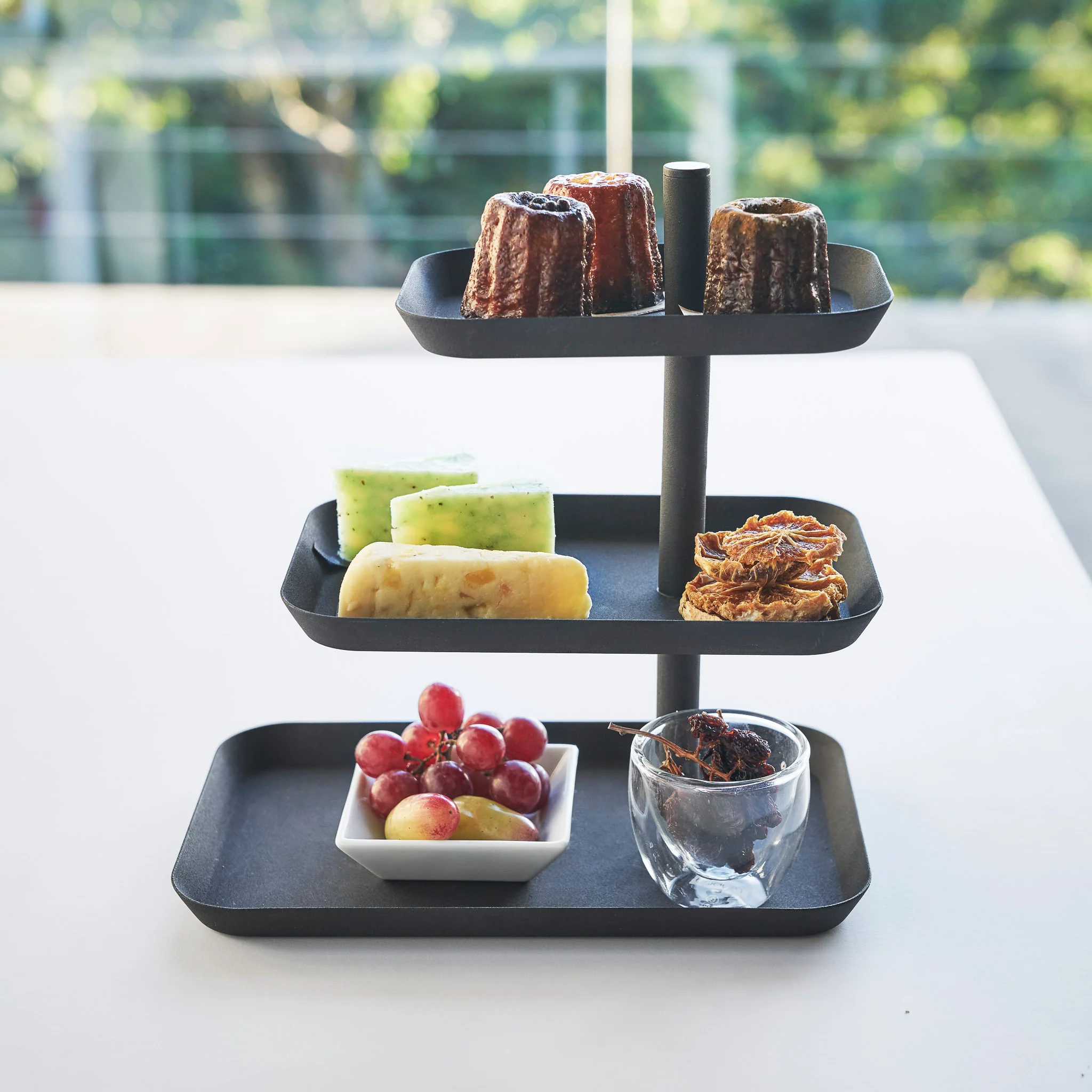3-Tiered Serving Stand with Rotatable Trays - Image 9