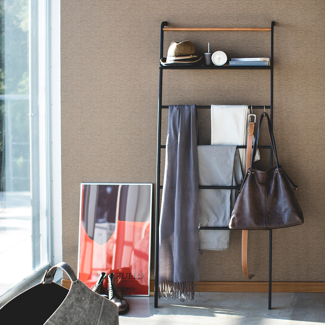 Leaning Ladder with Shelf - Image 11