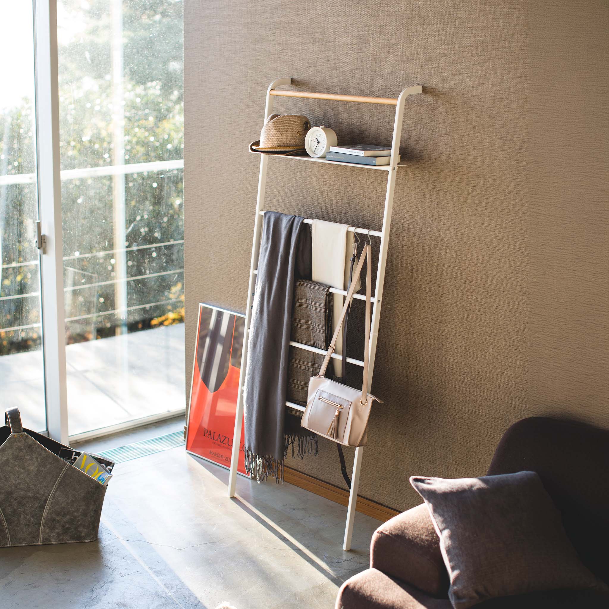 Leaning Ladder with Shelf - Image 5