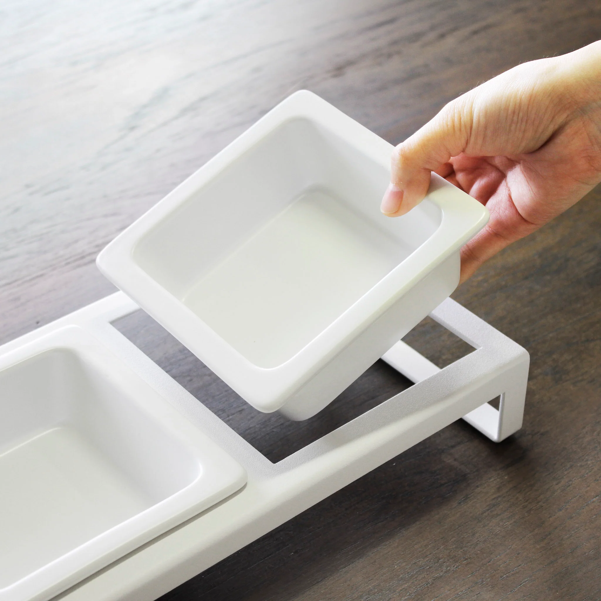 Pet Food Bowls with Stand - Image 5