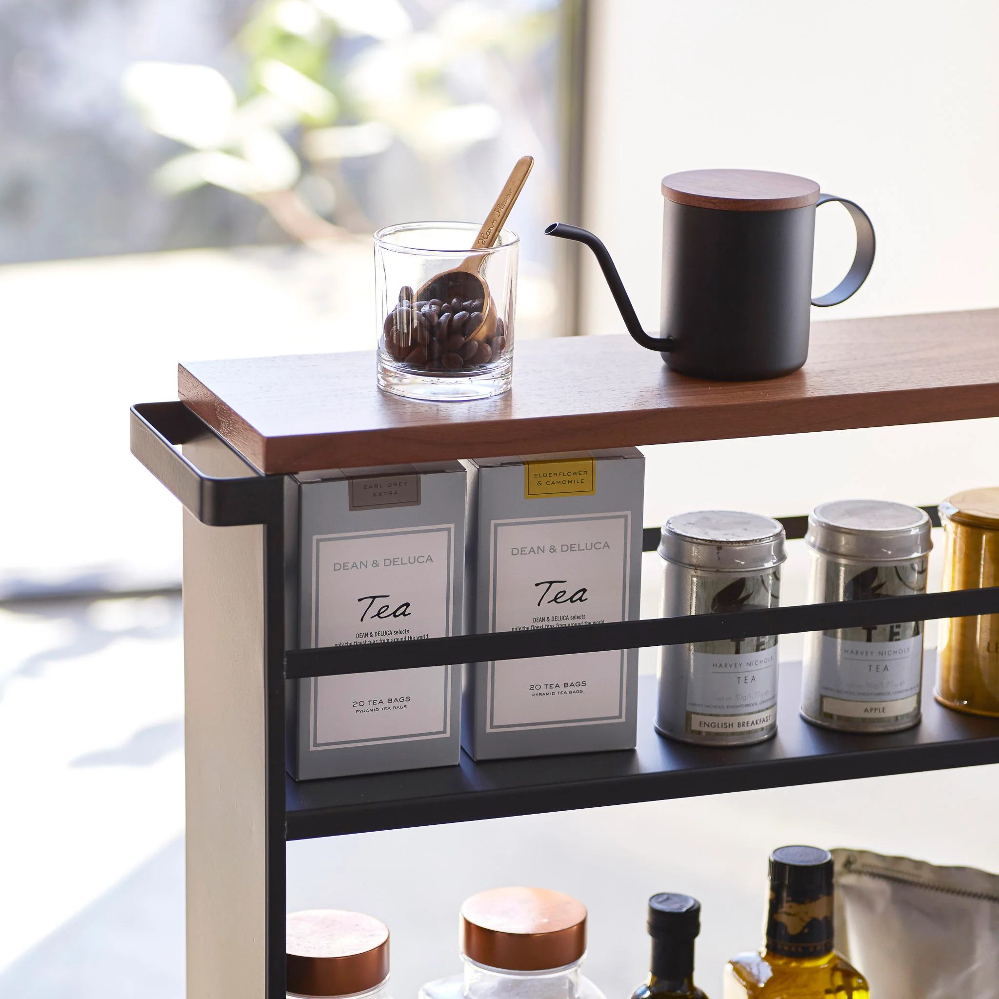 Slim Wood-Top Storage Cart - Image 10