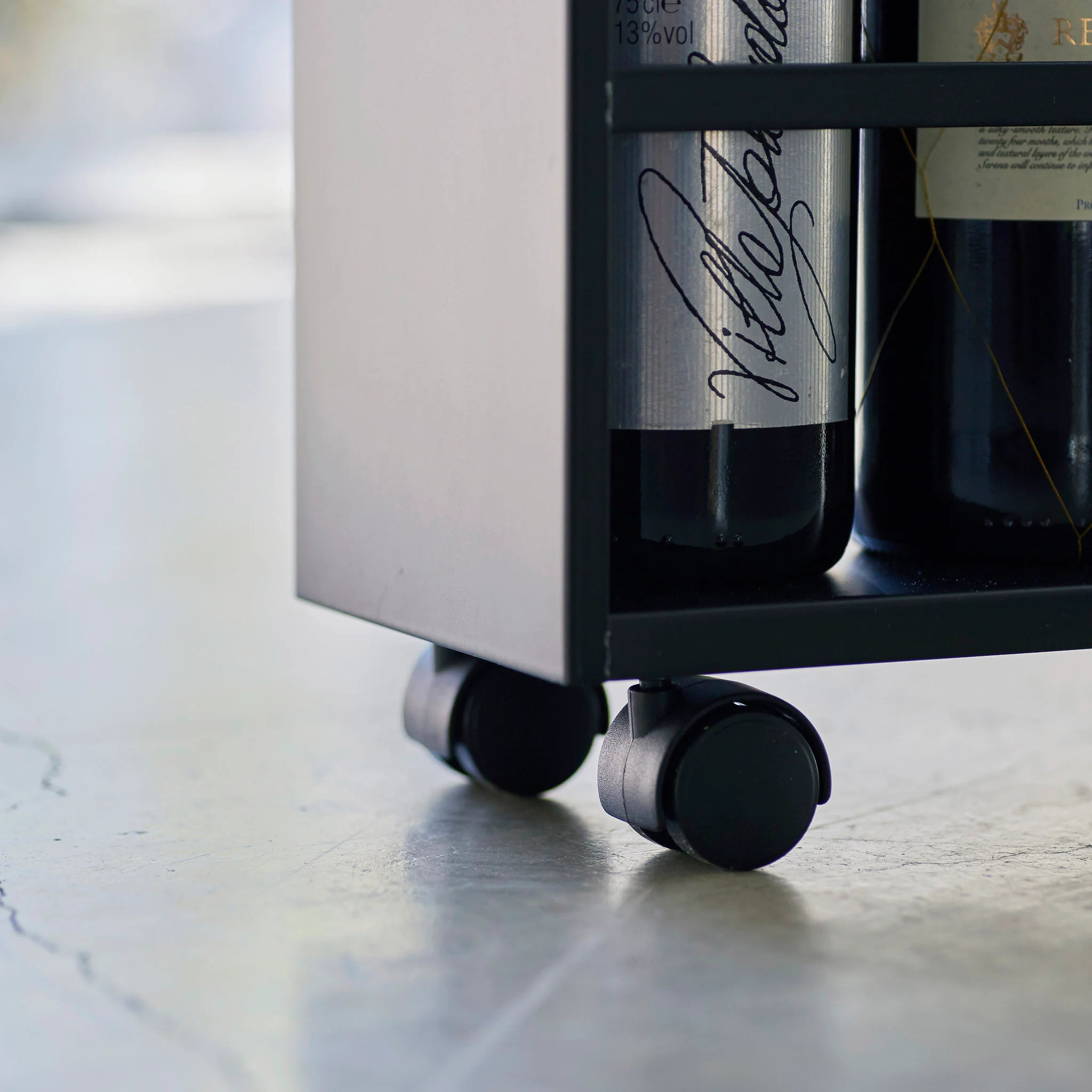 Slim Wood-Top Storage Cart - Image 11