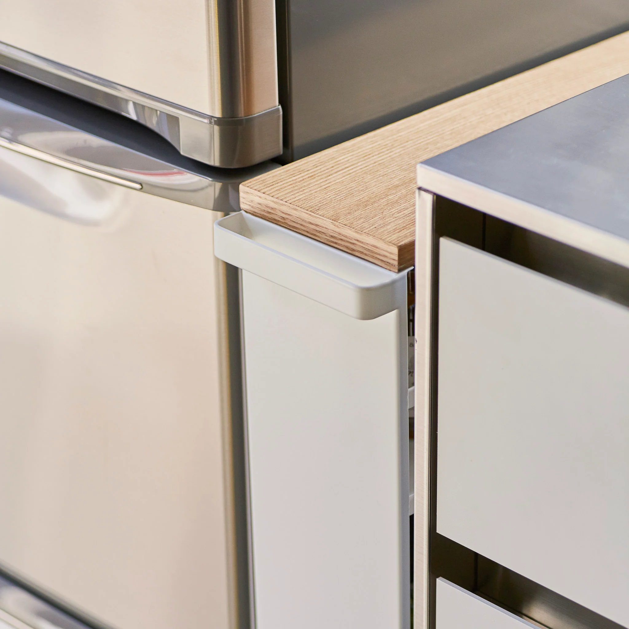 Slim Wood-Top Storage Cart - Image 4