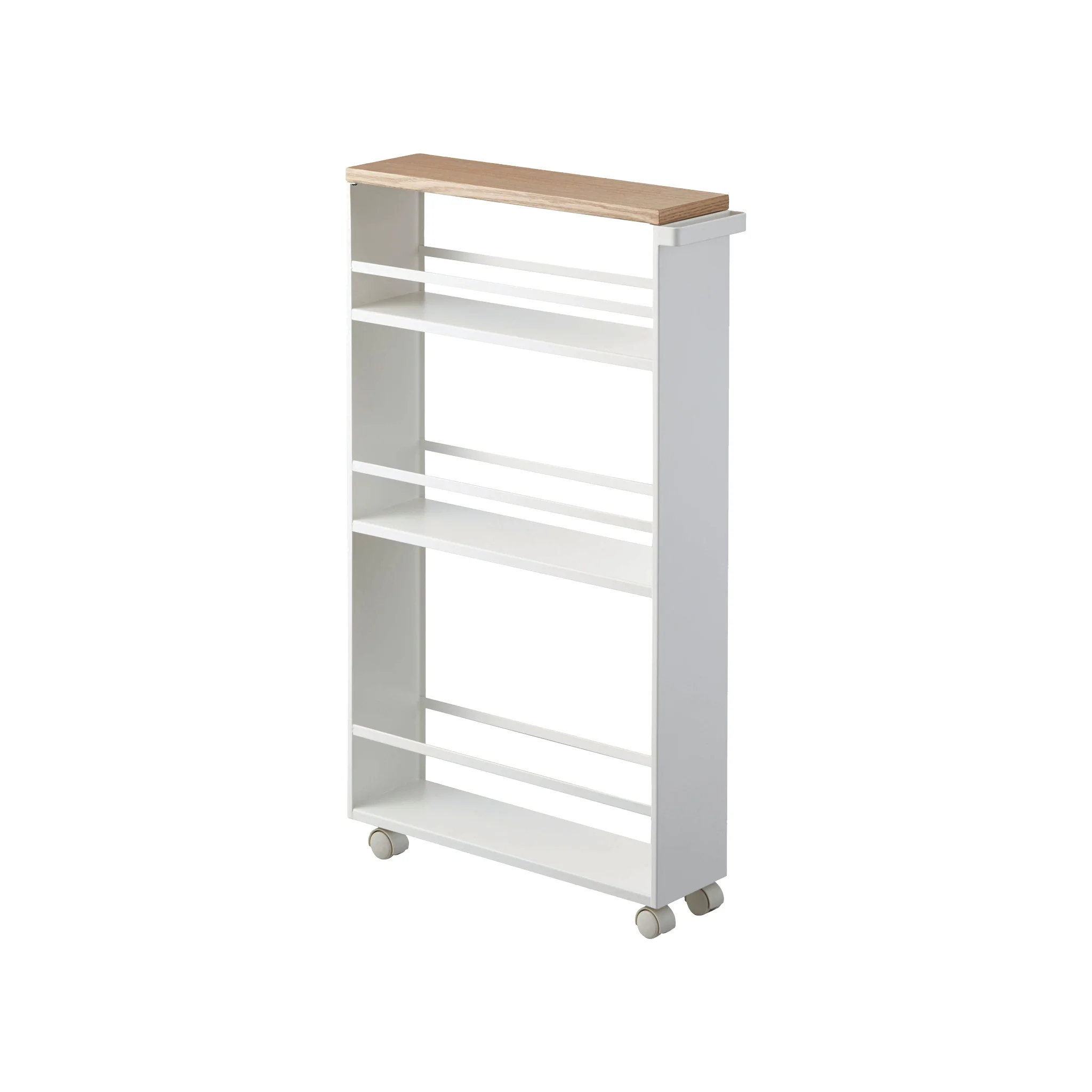 Slim Wood-Top Storage Cart - Image 6
