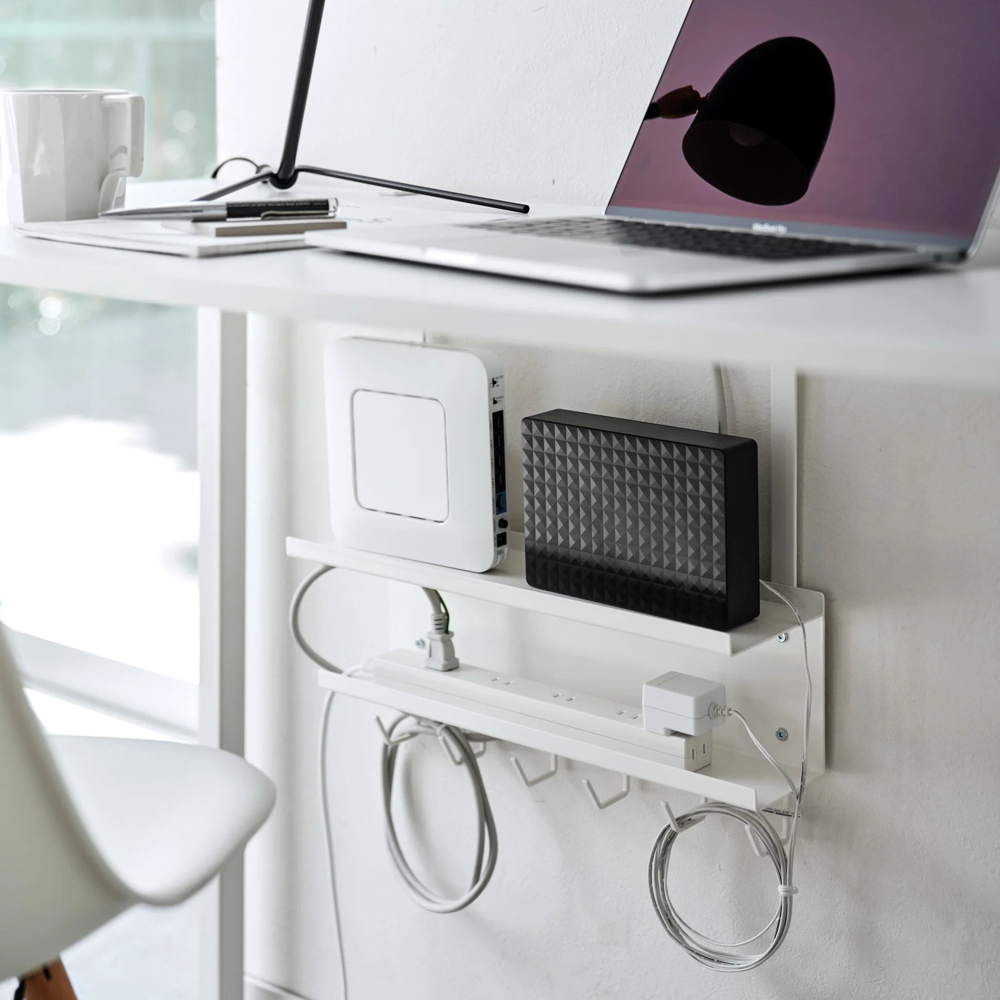 Under-Desk Cable & Router Organizer - Image 2