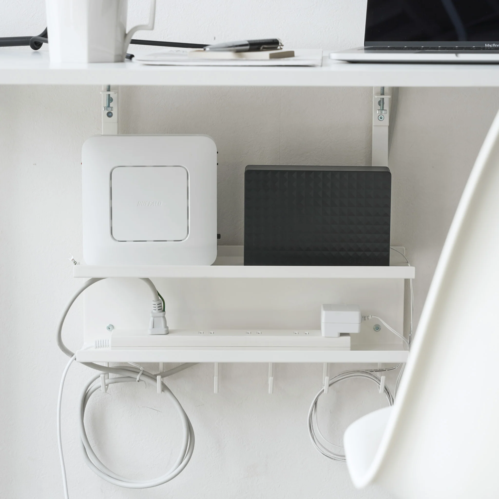 Under-Desk Cable & Router Organizer - Image 3