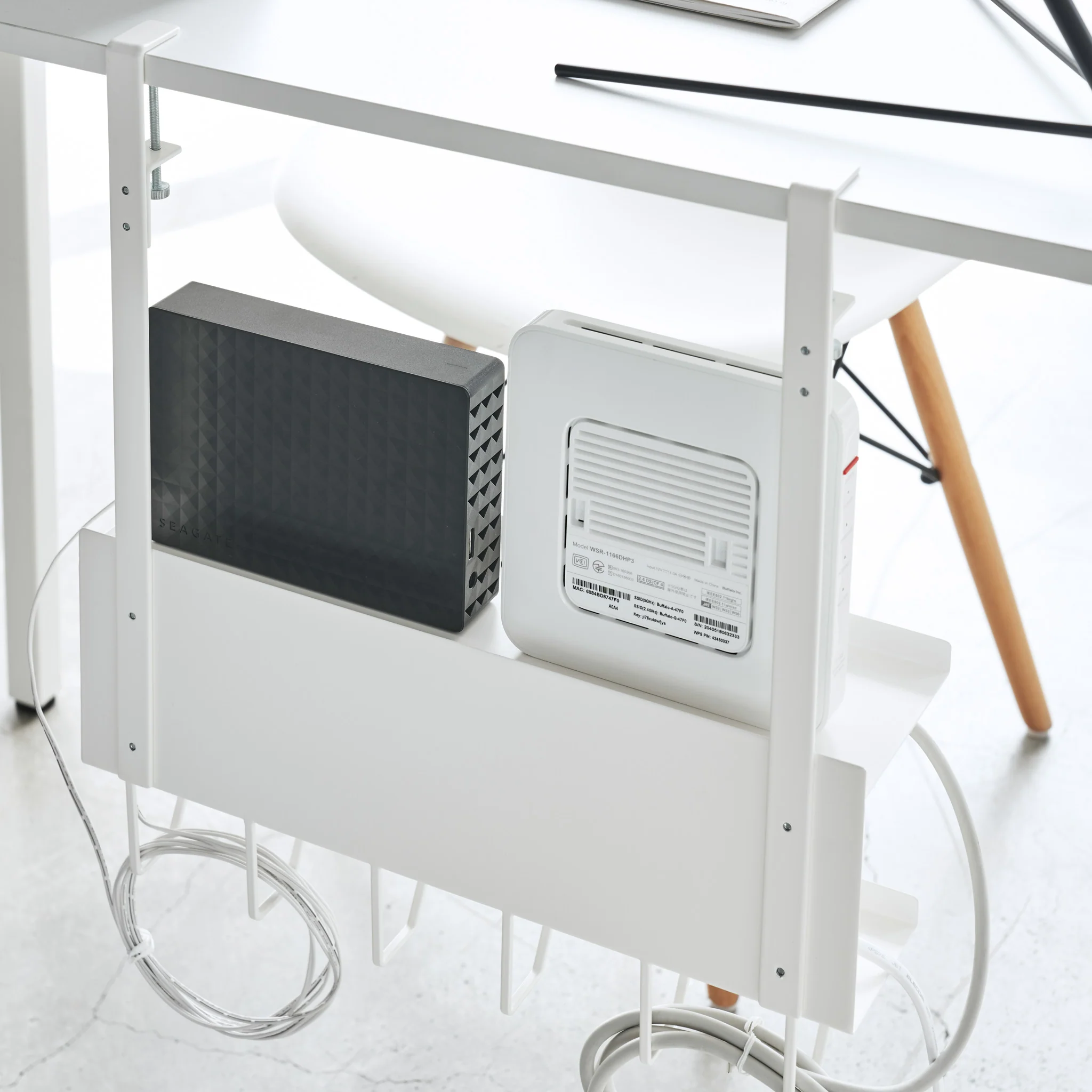 Under-Desk Cable & Router Organizer - Image 8