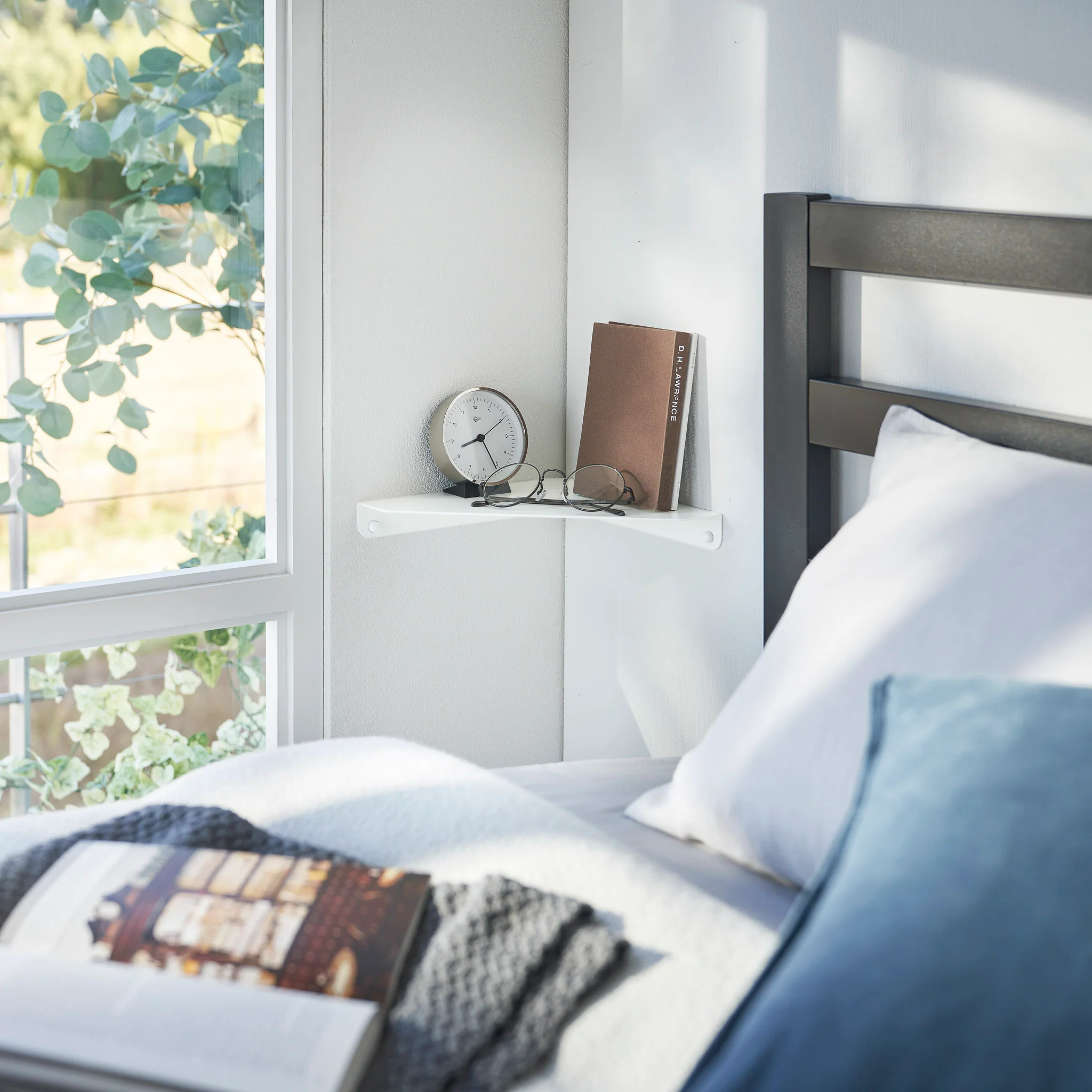 Wall-Mounted Corner Shelf - Image 2