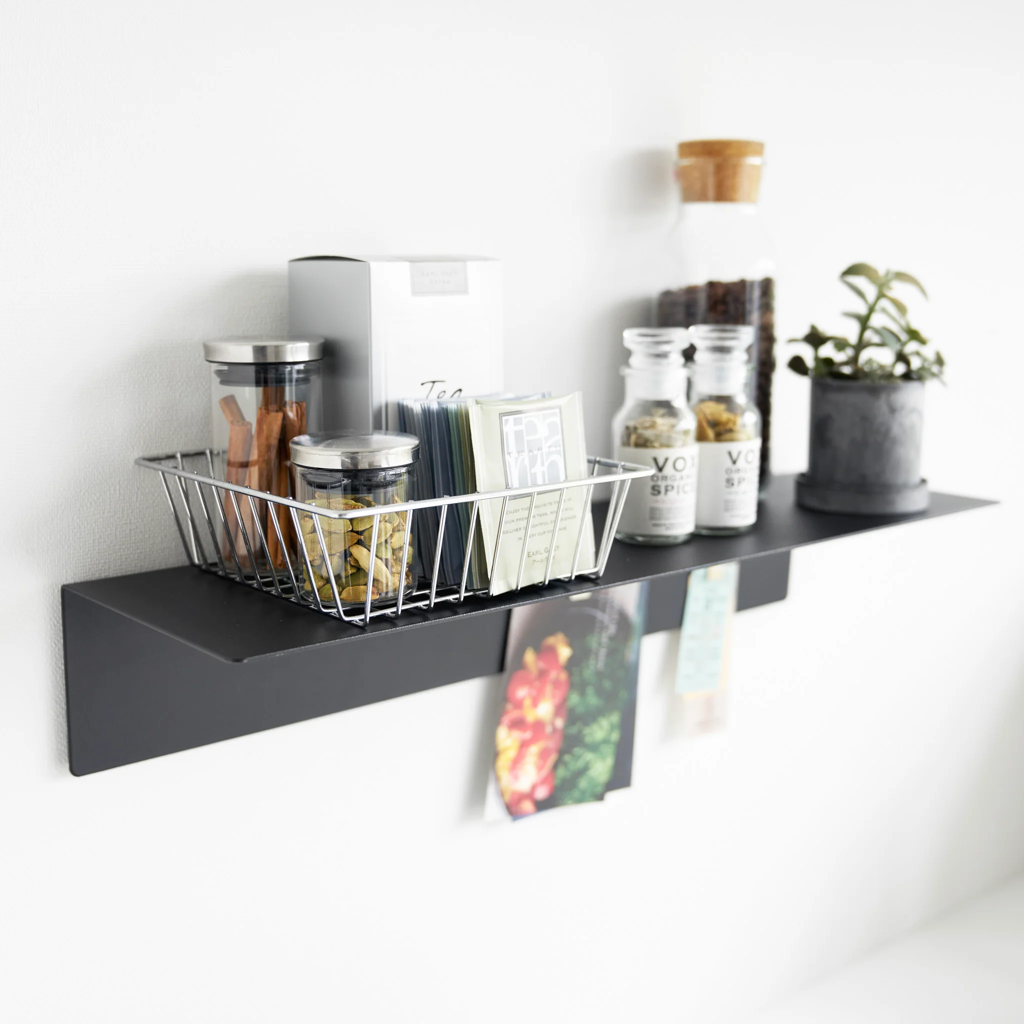 Wall-Mounted Shelf with Magnetic Panel (50 cm) - Image 14