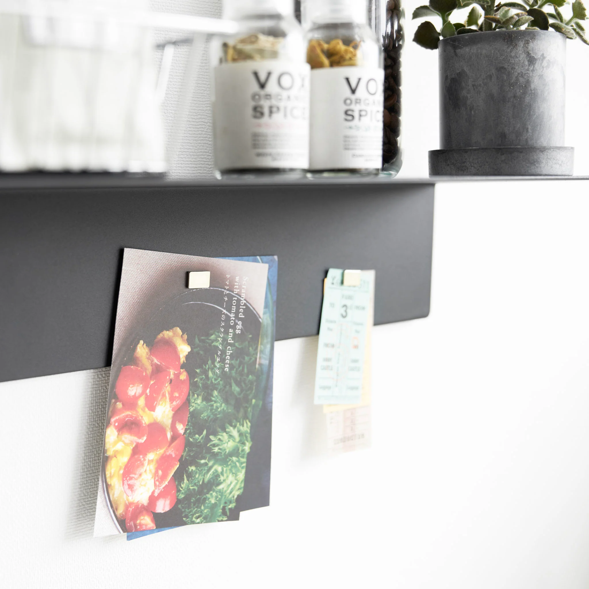 Wall-Mounted Shelf with Magnetic Panel (50 cm) - Image 15