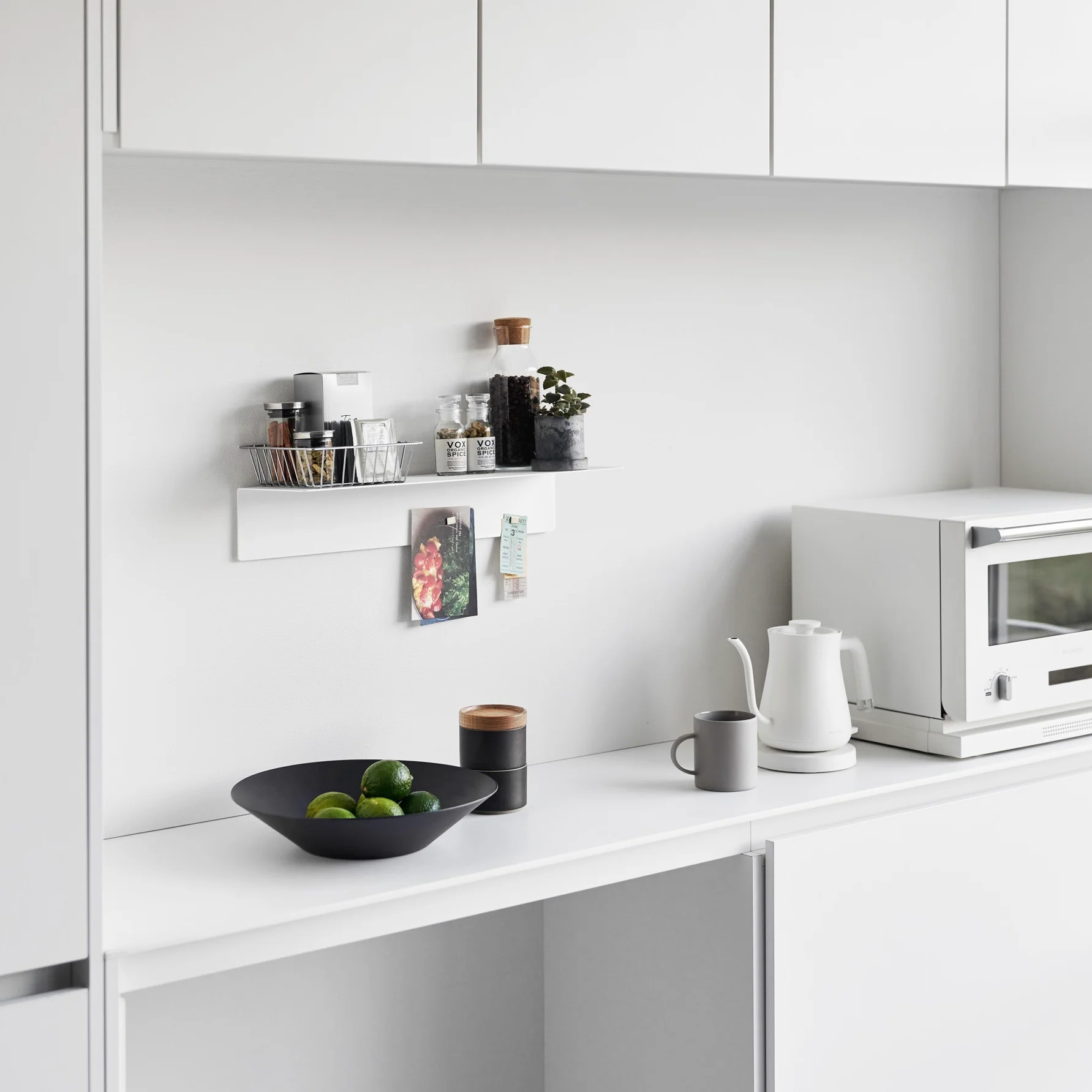 Wall-Mounted Shelf with Magnetic Panel (50 cm) - Image 2