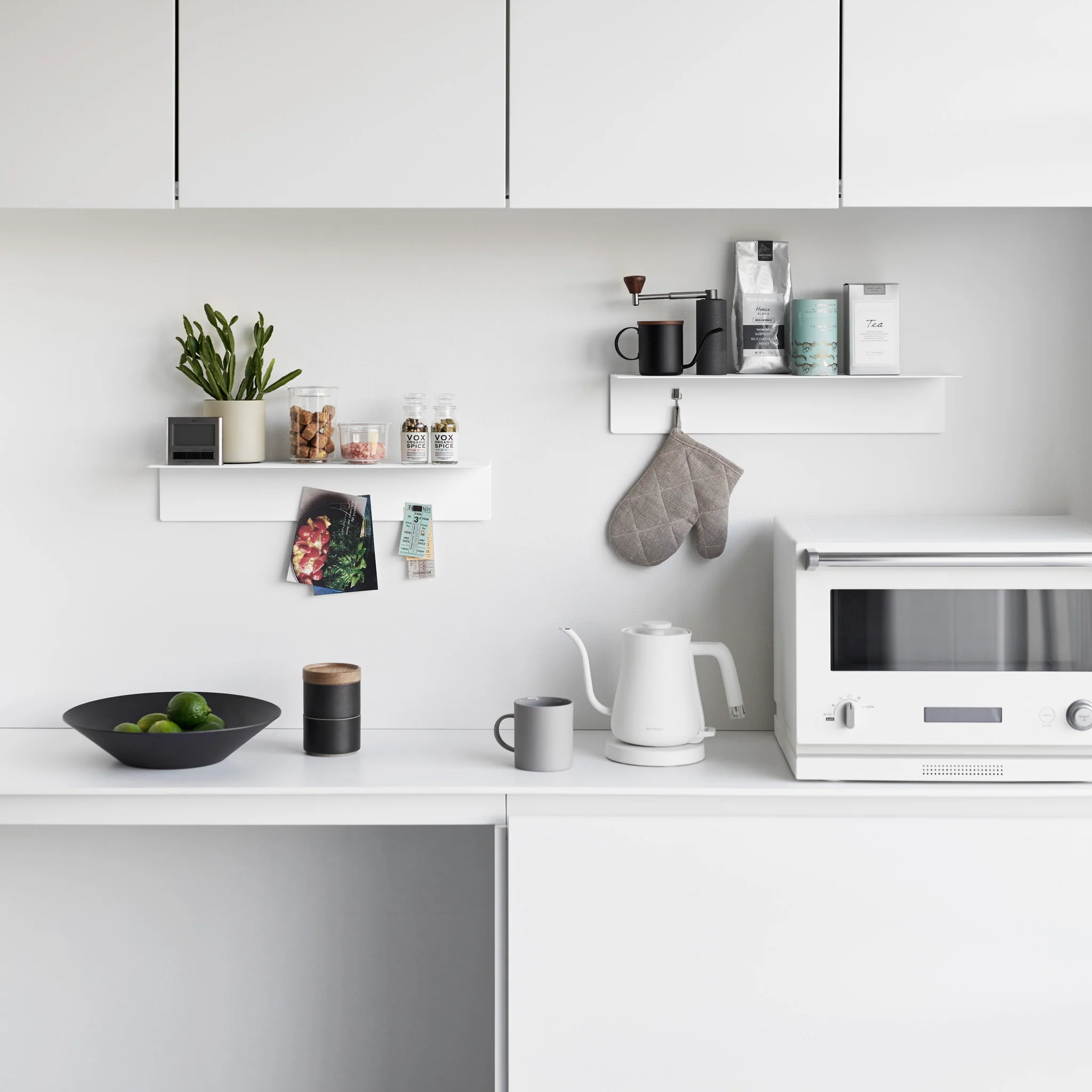 Wall-Mounted Shelf with Magnetic Panel (50 cm) - Image 3