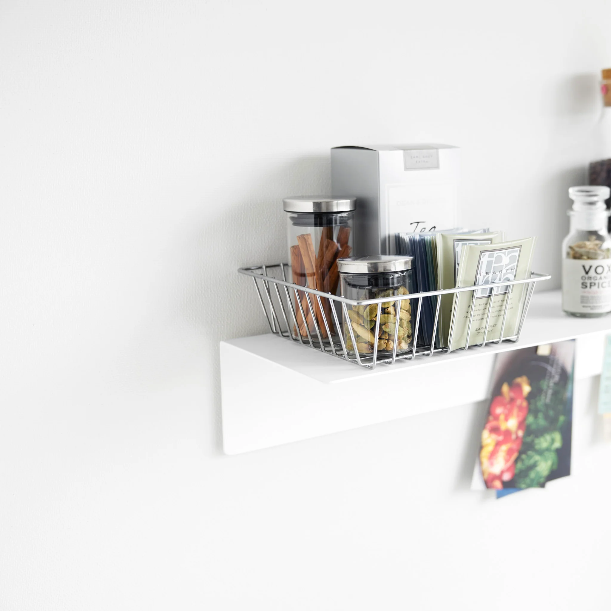 Wall-Mounted Shelf with Magnetic Panel (50 cm) - Image 4