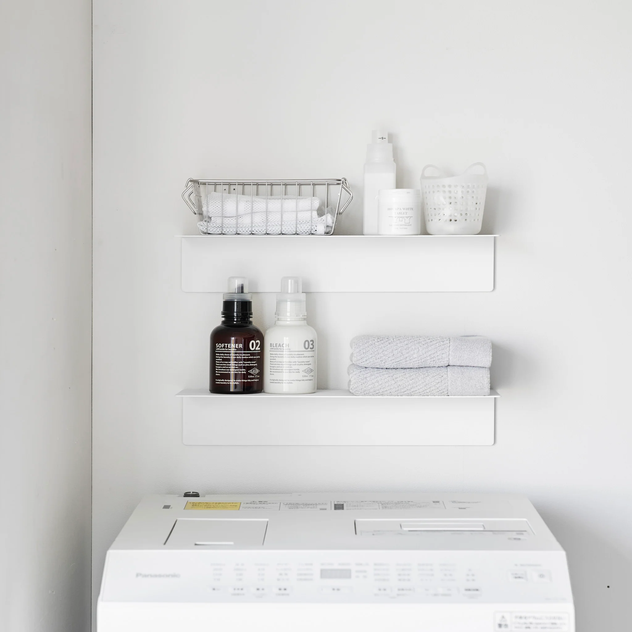 Wall-Mounted Shelf with Magnetic Panel (50 cm) - Image 8