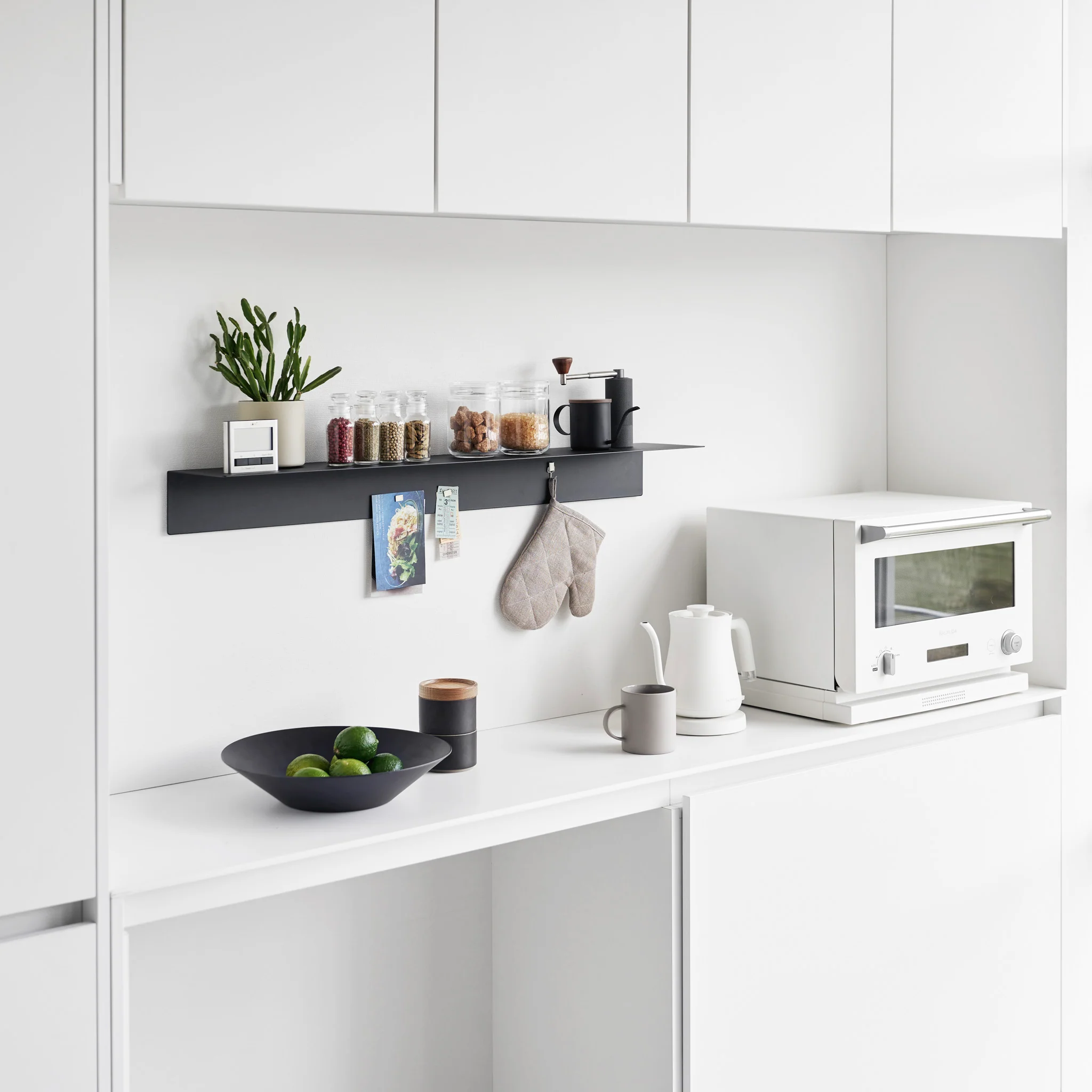 Wall-Mounted Shelf with Magnetic Panel (90 cm) - Image 14