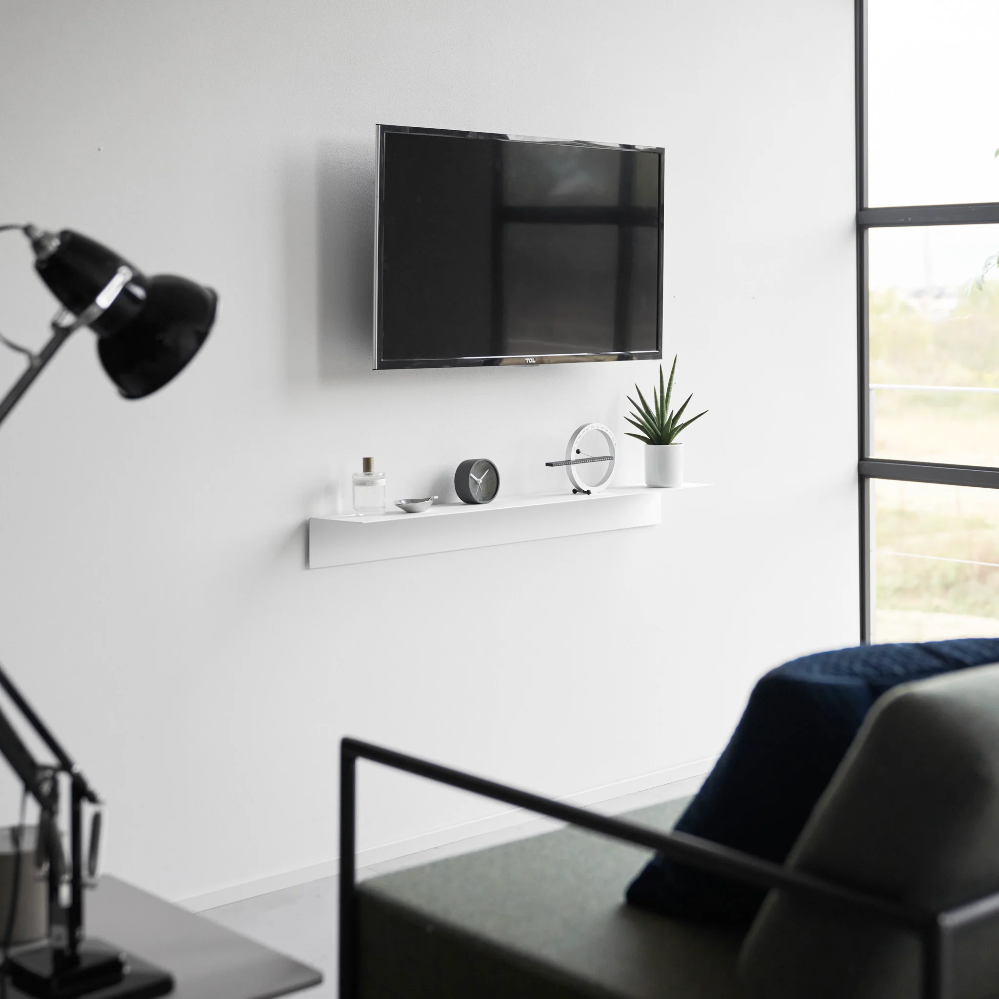 Wall-Mounted Shelf with Magnetic Panel (90 cm) - Image 2