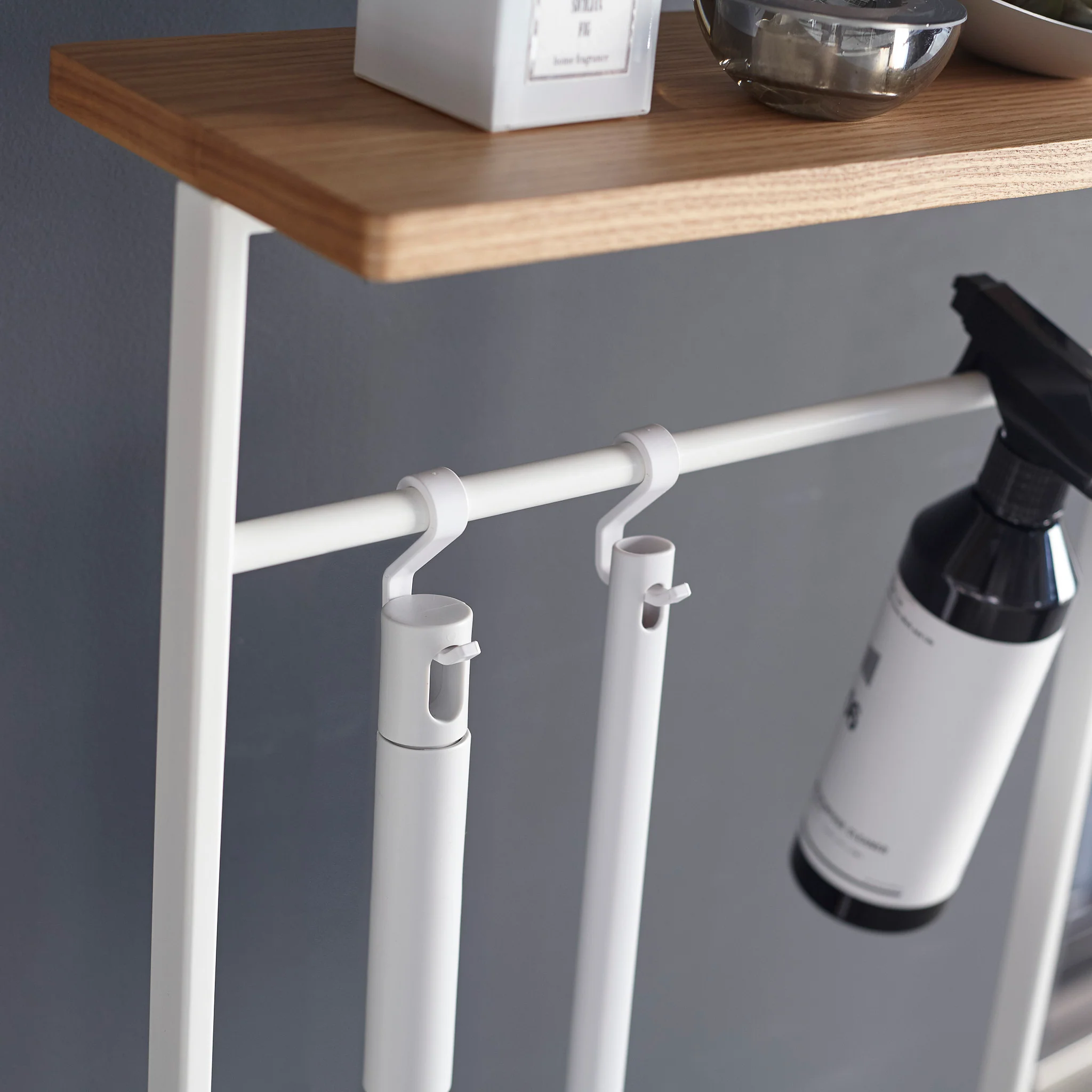 Wood-Top Hanging Umbrella Stand - Image 9